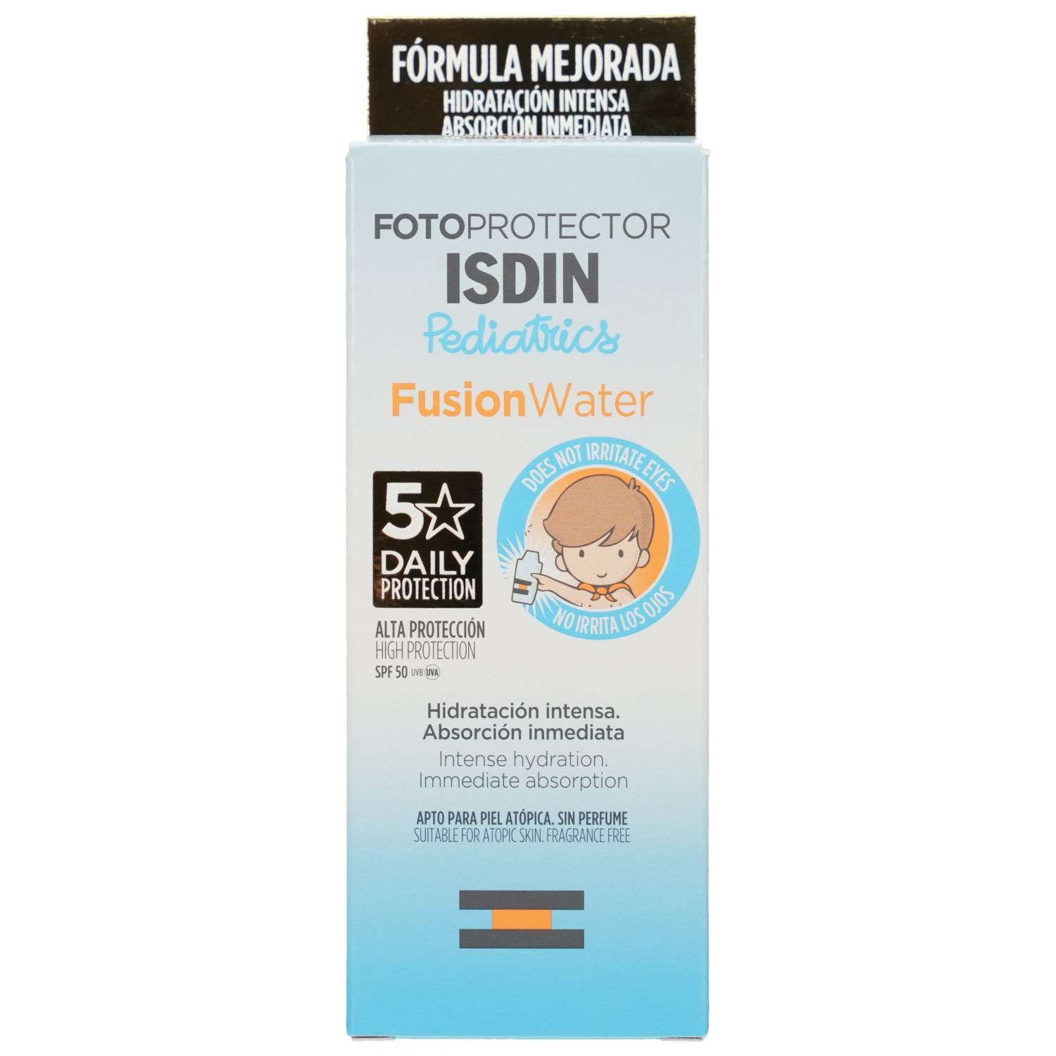 Isdin Sonnenschutzcreme ISDIN Fotoprotector Ped.Fusion Water Emuls.LSF 50 10St PZN 16243845