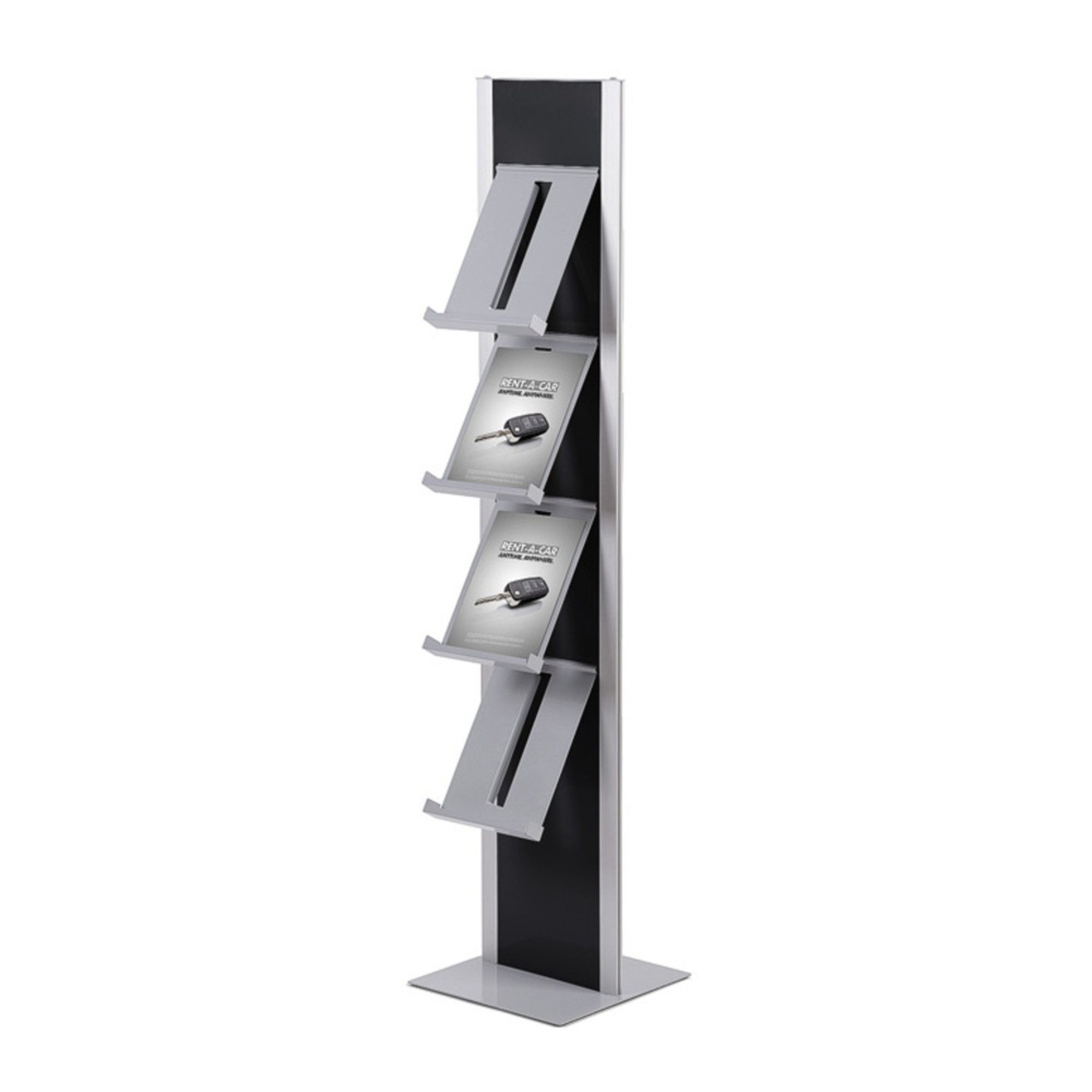 Showdown Displays Stehsammler Prospektaufsteller Design schwarz