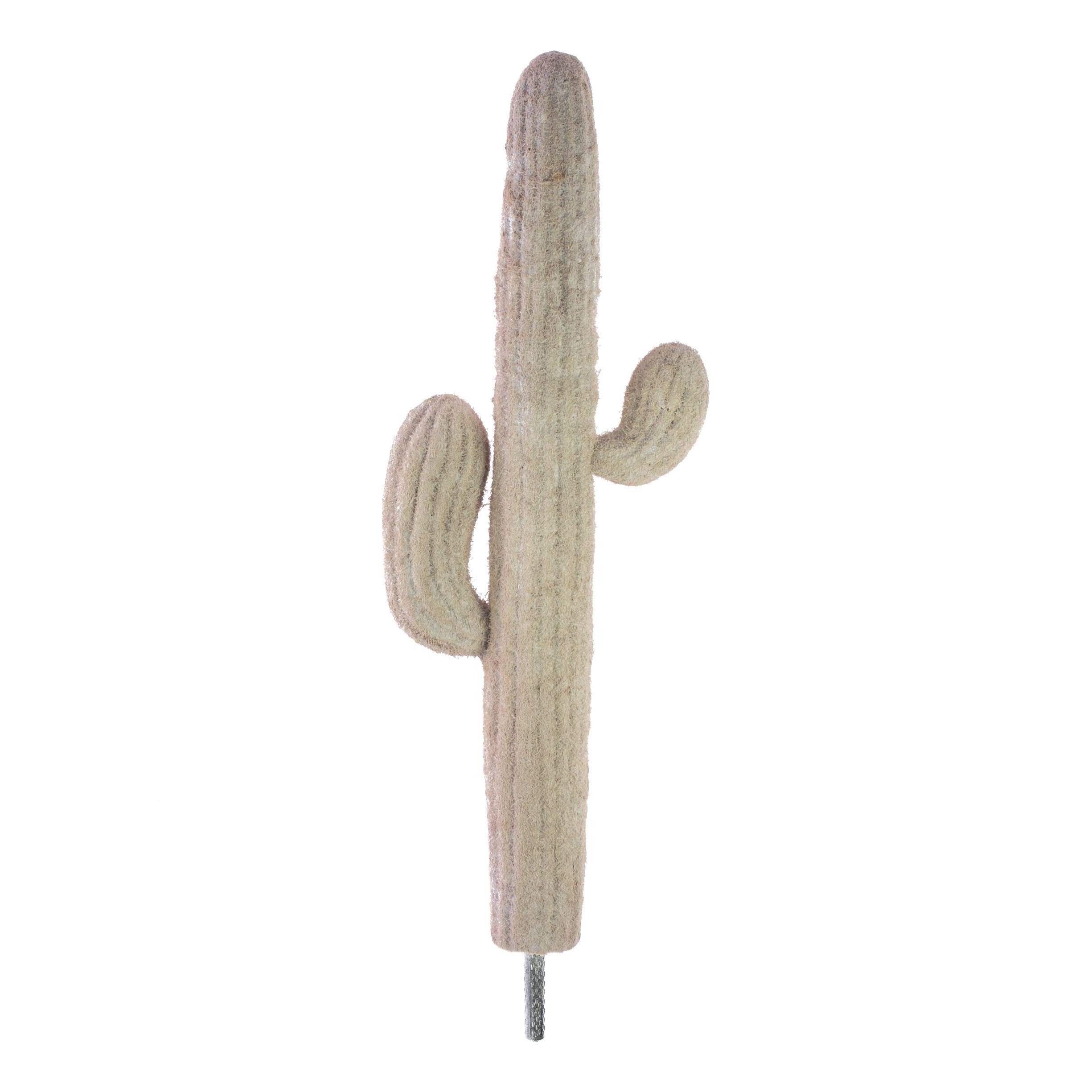 Kunstkaktus Deko Mexikanischer Kaktus, naturweiß, auf Steckstab, 80cm Saguaro Kaktus, artplants, Höhe 80.0 cm