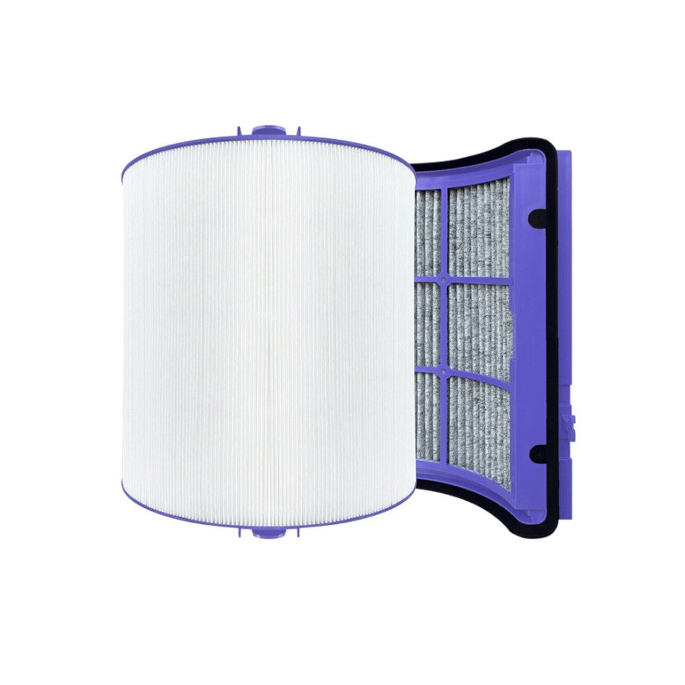 Trade-Shop Ersatzfilter mit Aktivkohlefilter passend für Dyson DP04 HP04 HP06 HP07 HP09, Turm Luftreiniger Ventilator Aktivkohle