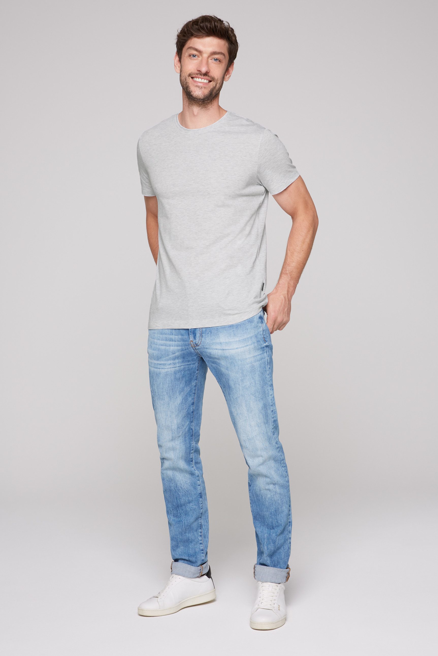 CAMP DAVID Rundhalsshirt aus Baumwolle