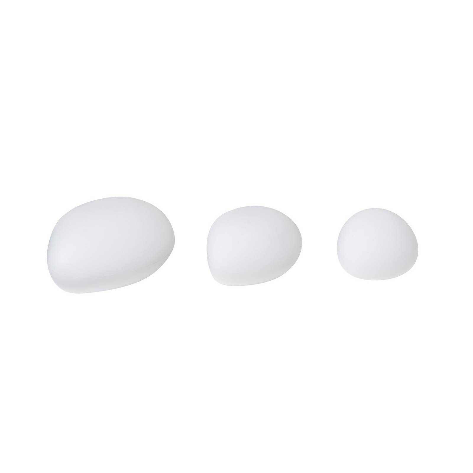 Lindby Außen-Stehlampe Liedra, LED, Kunststoff Weiß Farbwechsel RGB + weiß IP54 mit Fernbedienung, 3 x 0.4 W LED, Farbwechsel RGB + weiß