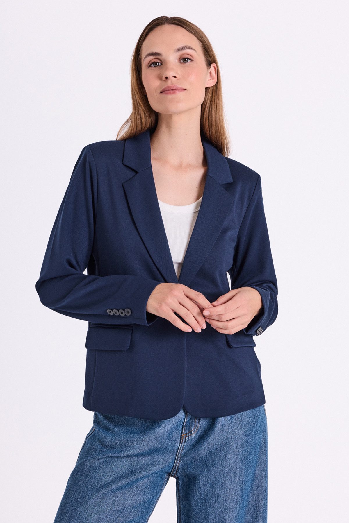 FREEQUENT Jackenblazer FQNANNI-JACKET mit Viskose