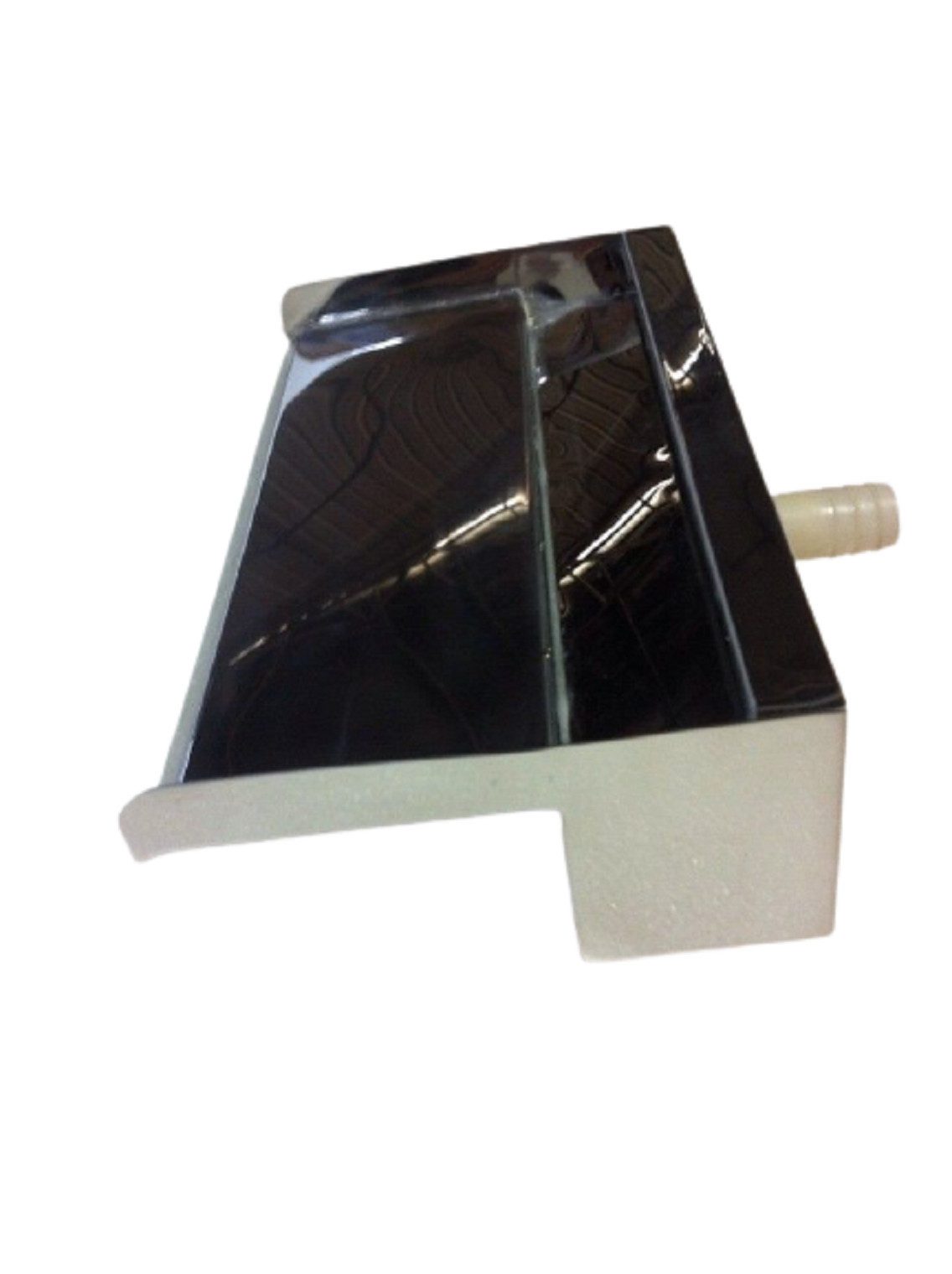 Wasserfall Wasserfall 30 cm Edelstahl poliert LED Sets