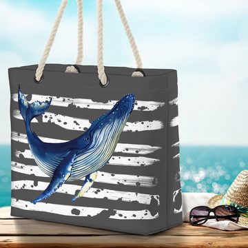VOID Strandtasche (1-tlg), Blauwal Wal Meer Fisch Strand Urlaub