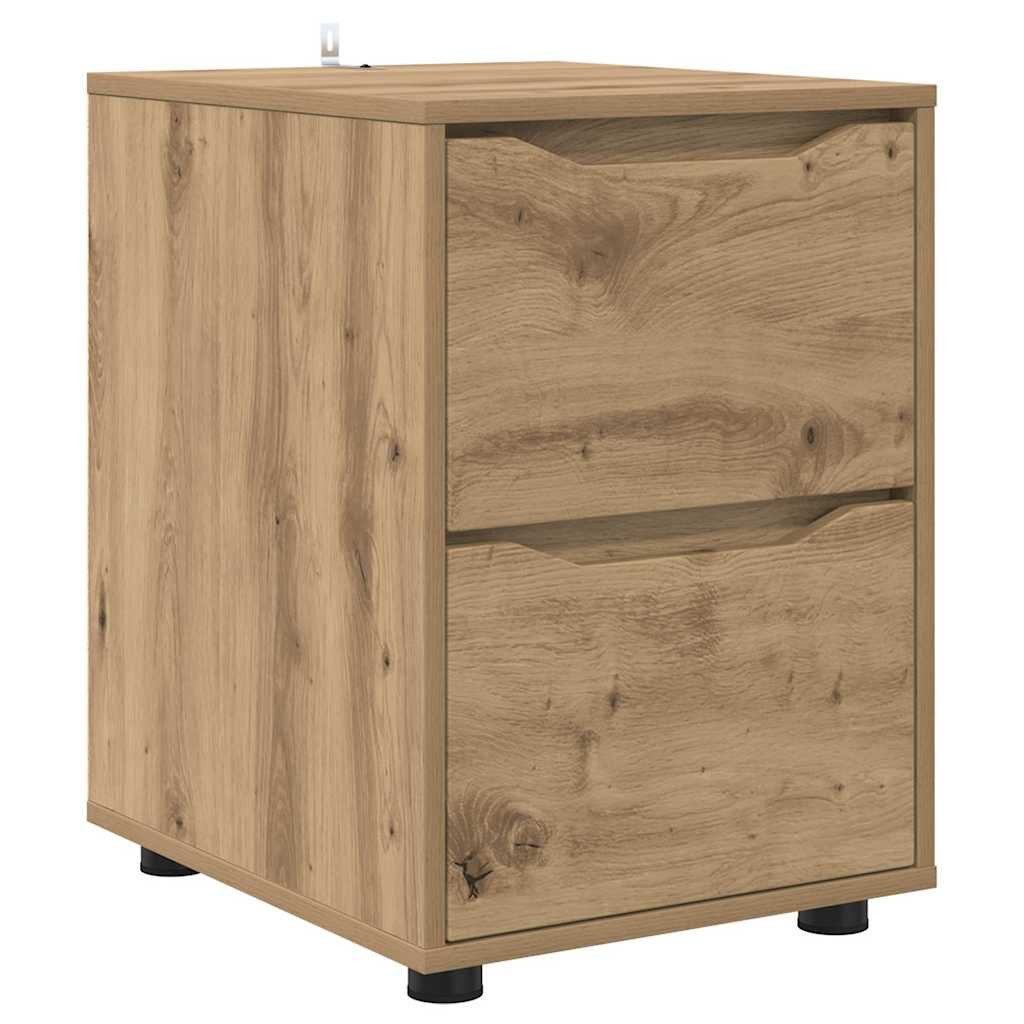 vidaXL Mehrzweckschrank Aufbewahrungsschrank Artisan-Eiche 40 x 48 x 57 cm günstig online kaufen