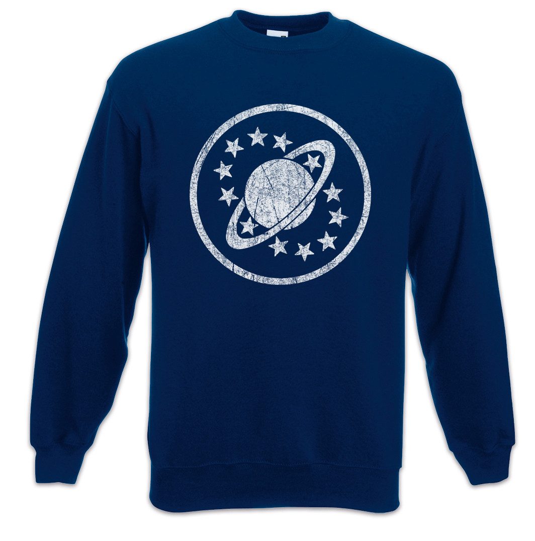 Urban Backwoods Sweatshirt Galaxy Patch Sweatshirt Sci-Fi Science Fiction Quest Fleet Sign Star (1-tlg) Logo Symbol Comedy Parody