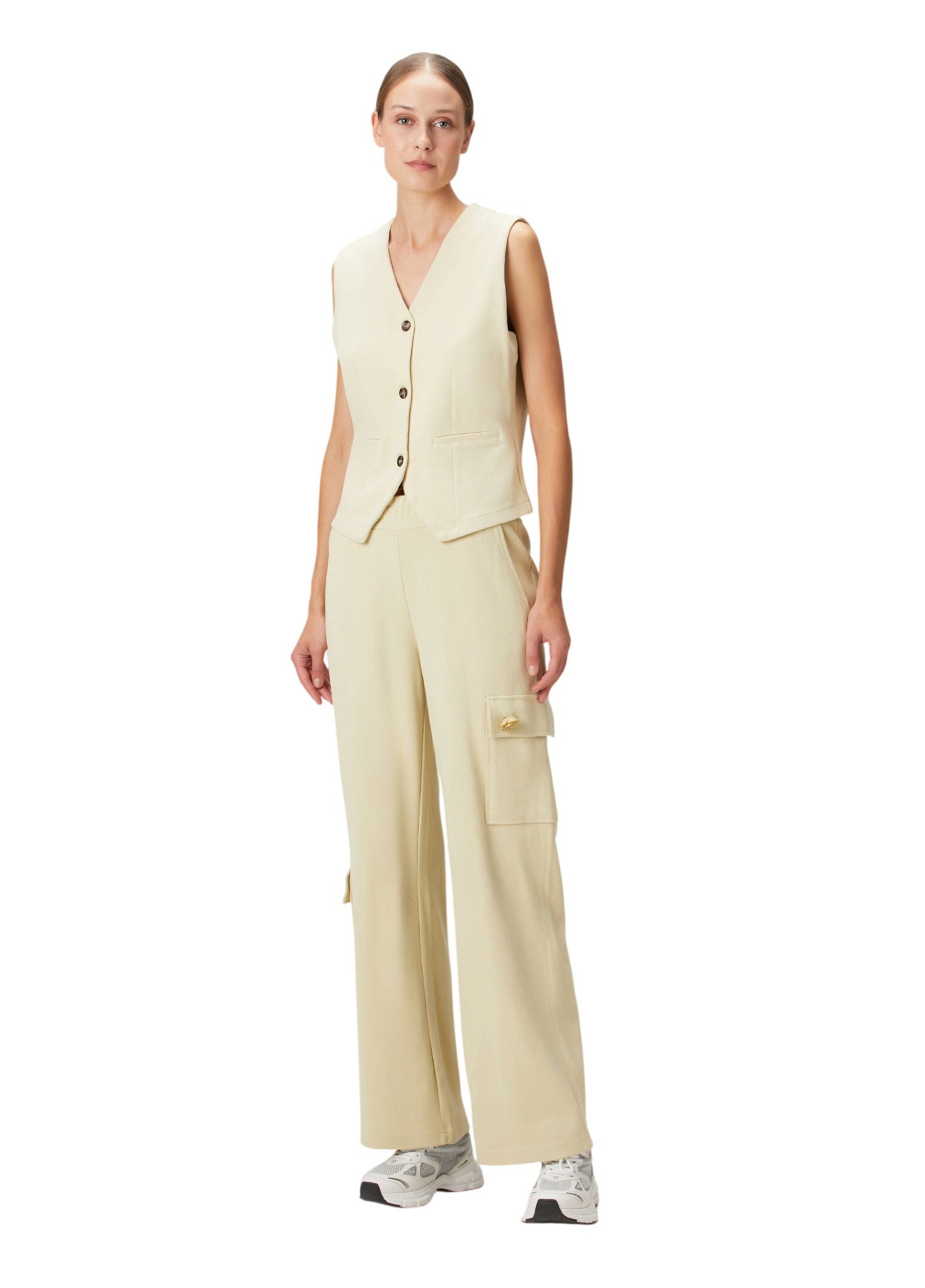 BASSIGUE Sweatponcho Cargo-Jogginghose