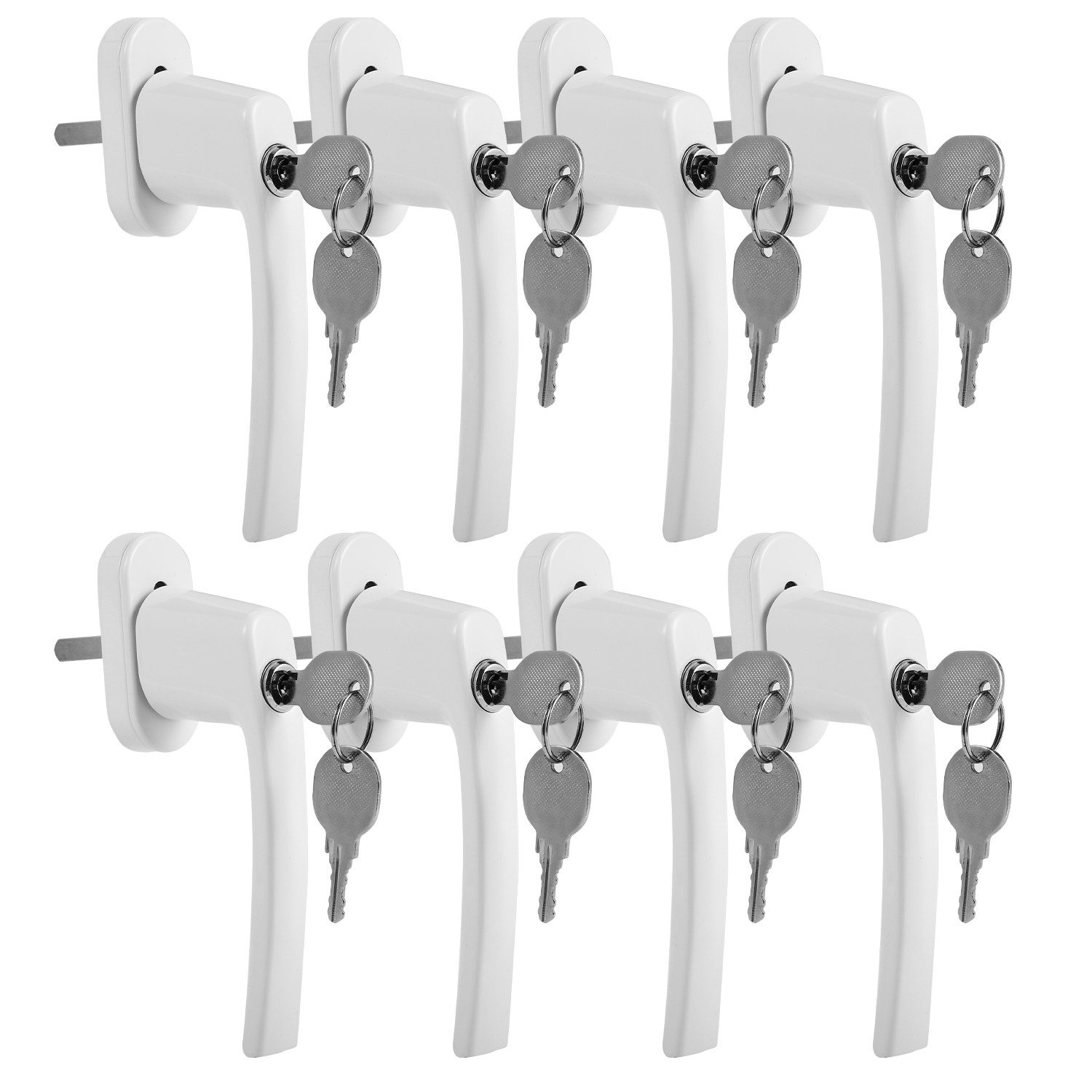 Clanmacy Fenstergriff Fenstergriff mit Schloss Set gleichschließend abschli günstig online kaufen