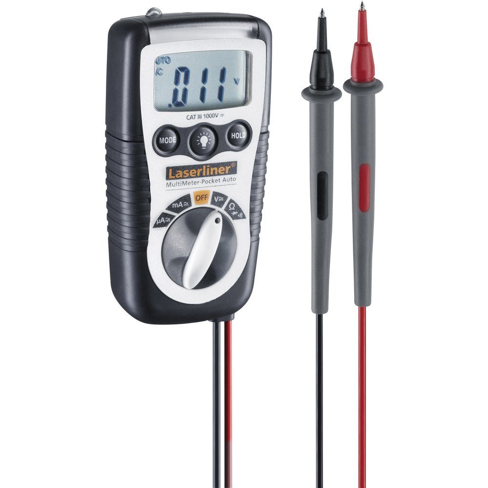 Spannungsprüfer Laserliner Hand-Multimeter digital CAT III 1000 V Anzeige (Counts):