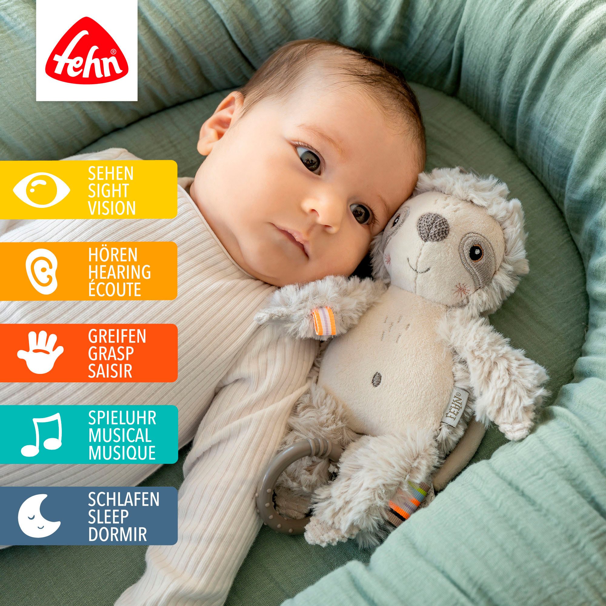 Fehn Spieluhr Lazy, Crazy & Pink, günstig online kaufen