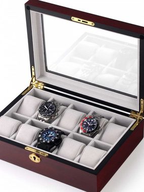Rothenschild Uhrenbox Rothenschild Uhrenbox RS-1087-10C für 10 Uhren cherry