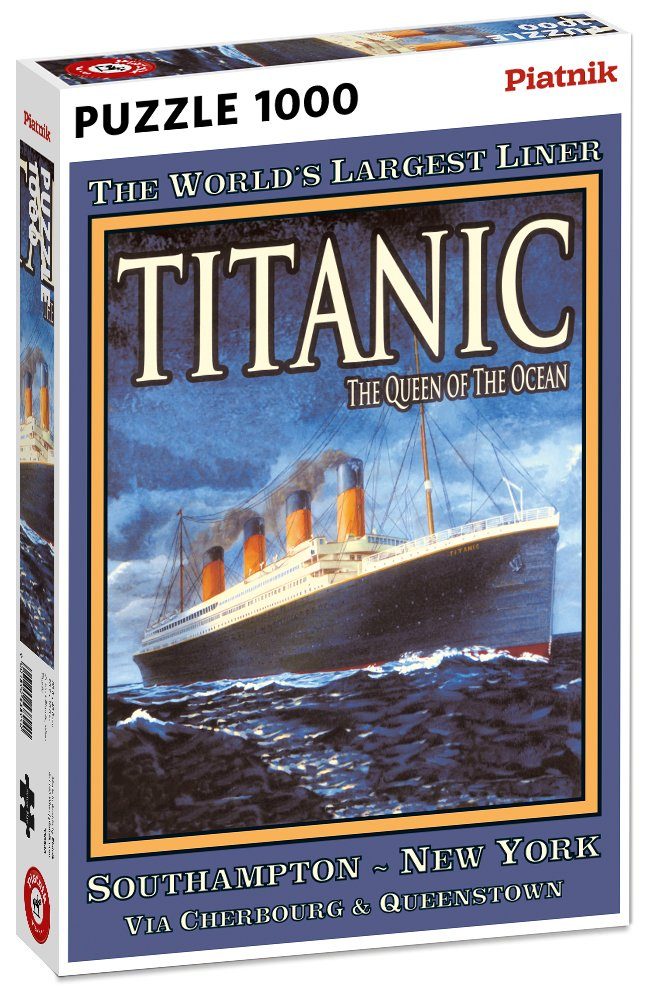 Piatnik Puzzle Piatnik 5389 Titanic 1000 Teile Puzzle, Puzzleteile, Made in Europe
