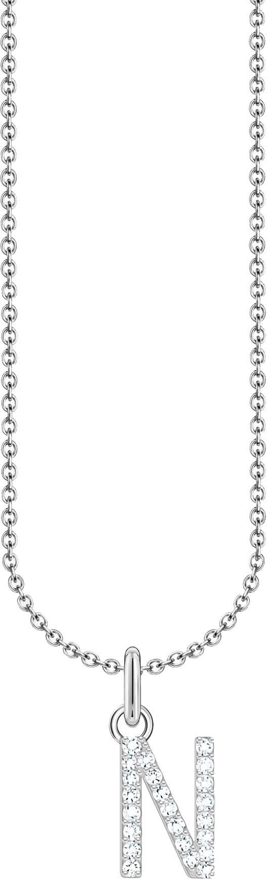 THOMAS SABO Kette mit Anhänger Buchstab...
