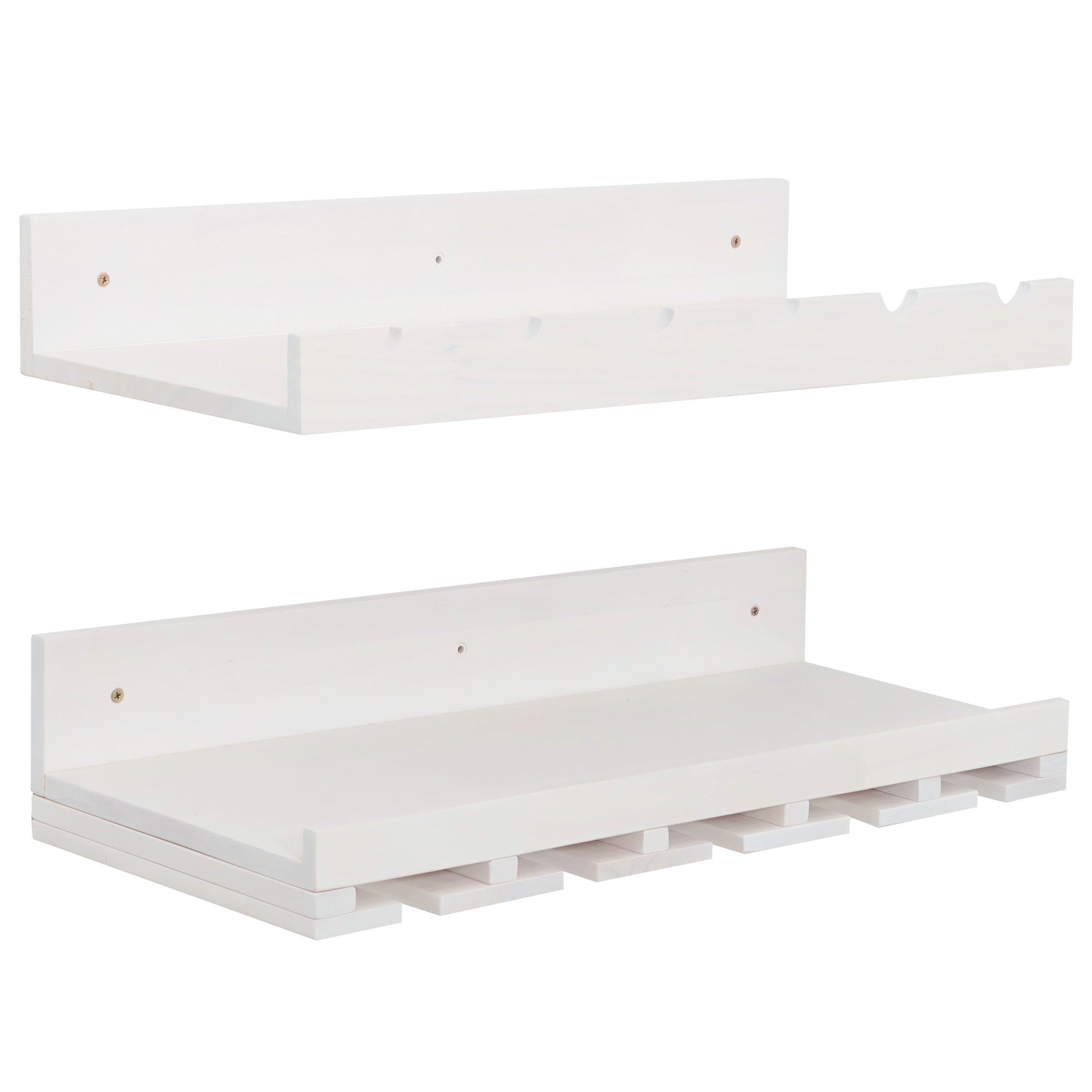 MCW Weinregal MCW-P22, Set, 2-teiliges Wandregal-Set: Ein Regal für Weinflaschen, eines für Gläser
