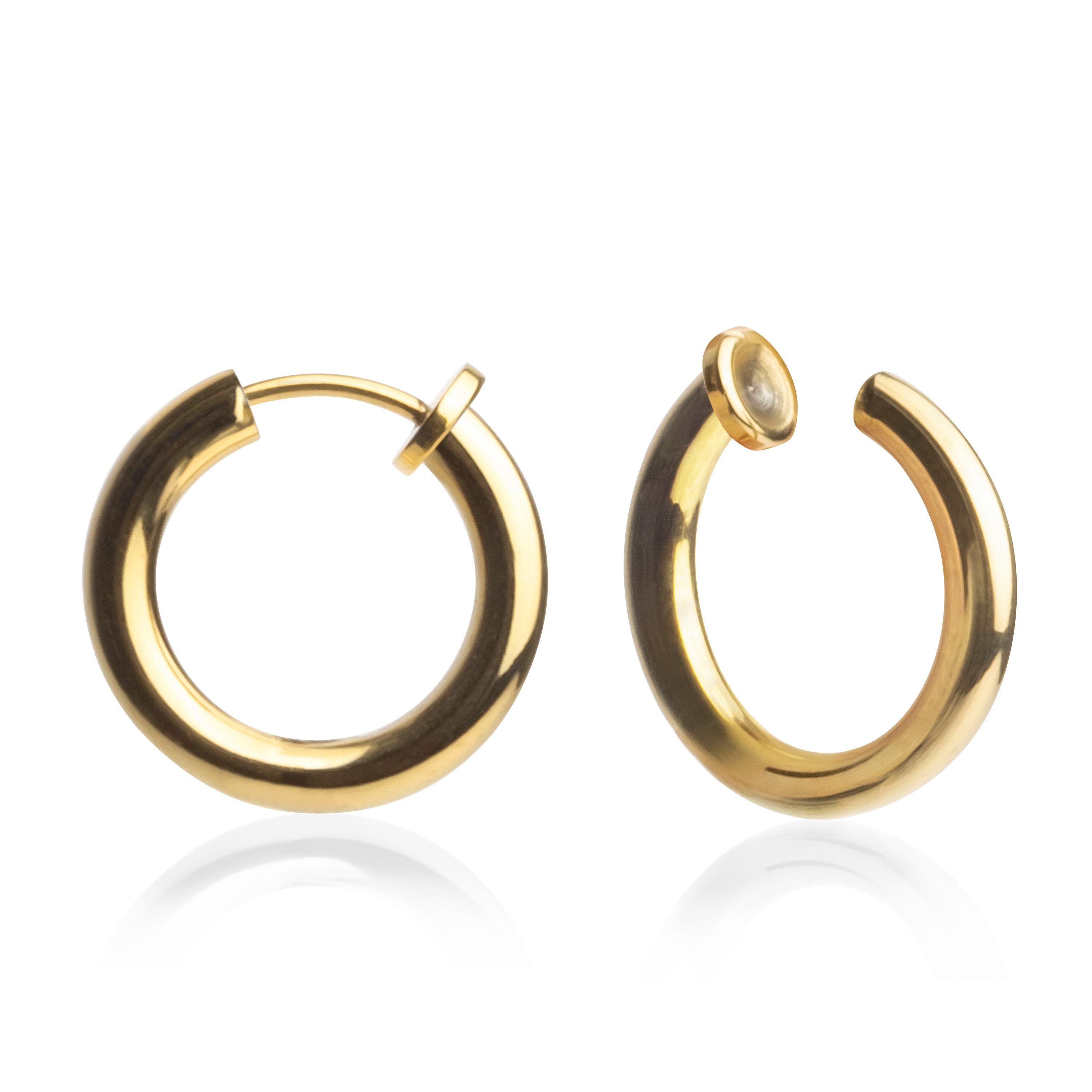 ALEXASCHA Paar Ohrclips Basic Creolen Clips • Minimalistische Ohrringe ohne günstig online kaufen