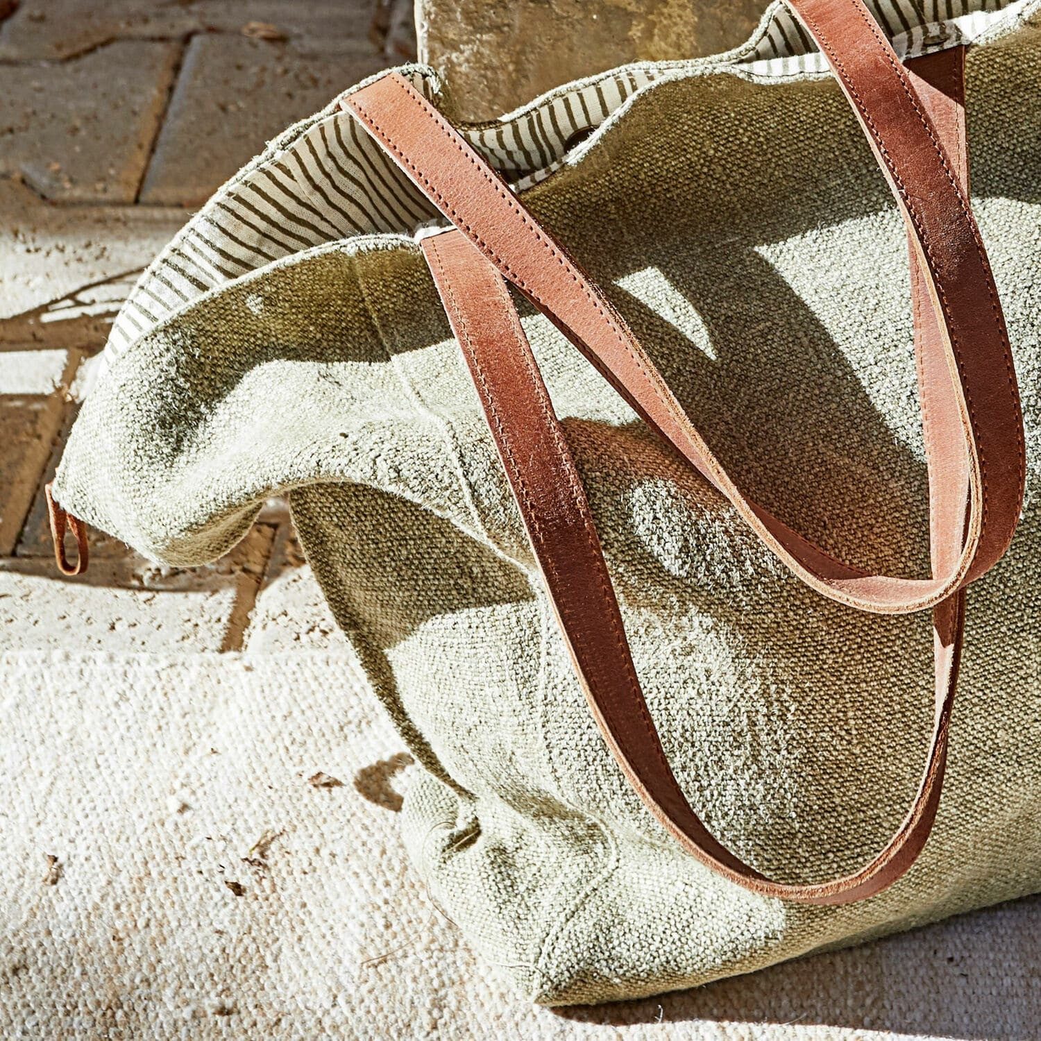 Mirabeau Handtasche Tasche Soleil grün/braun