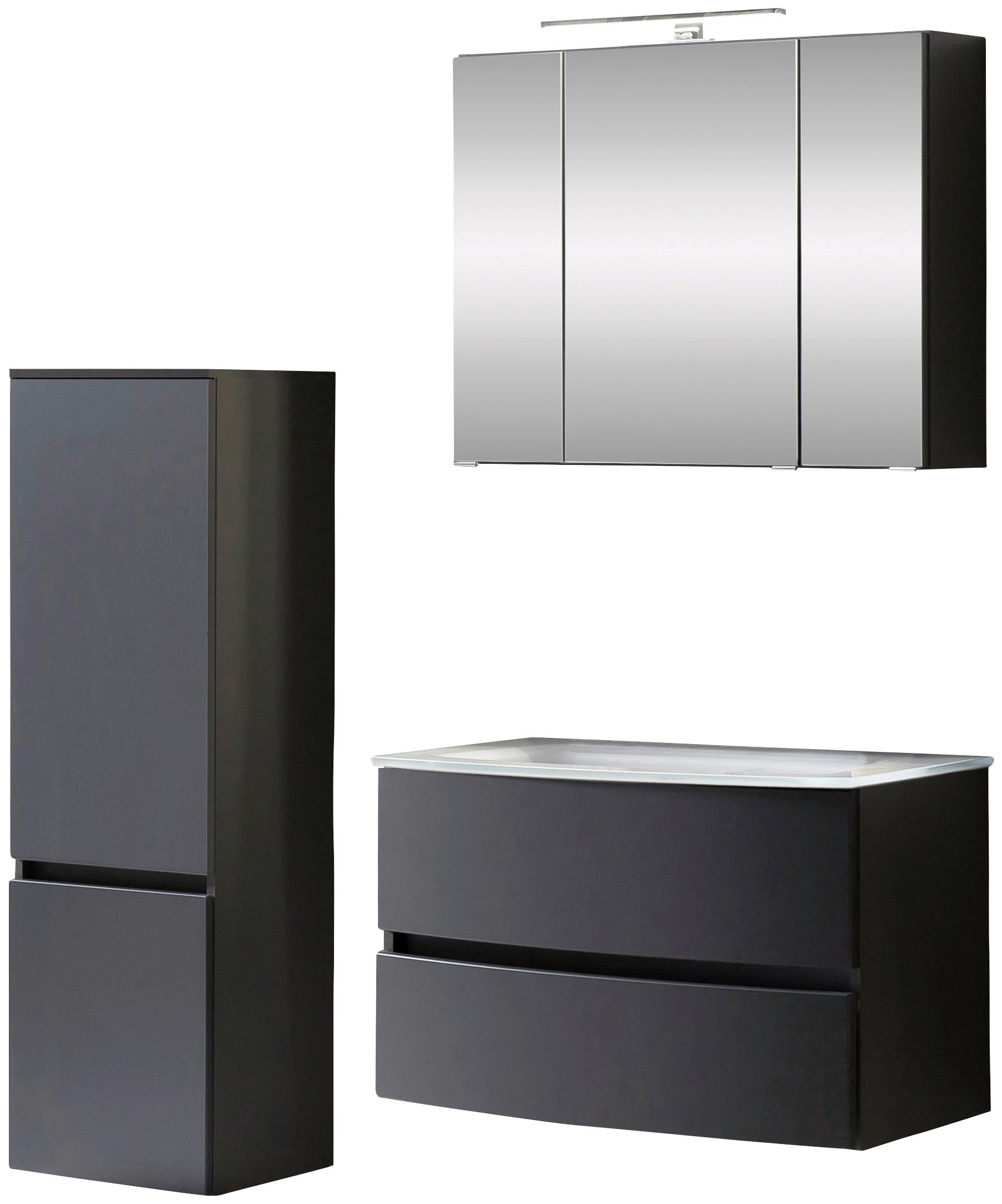 welltime Badezimmer-Set Kaunas, (Set, 3-St), bestehend günstig online kaufen