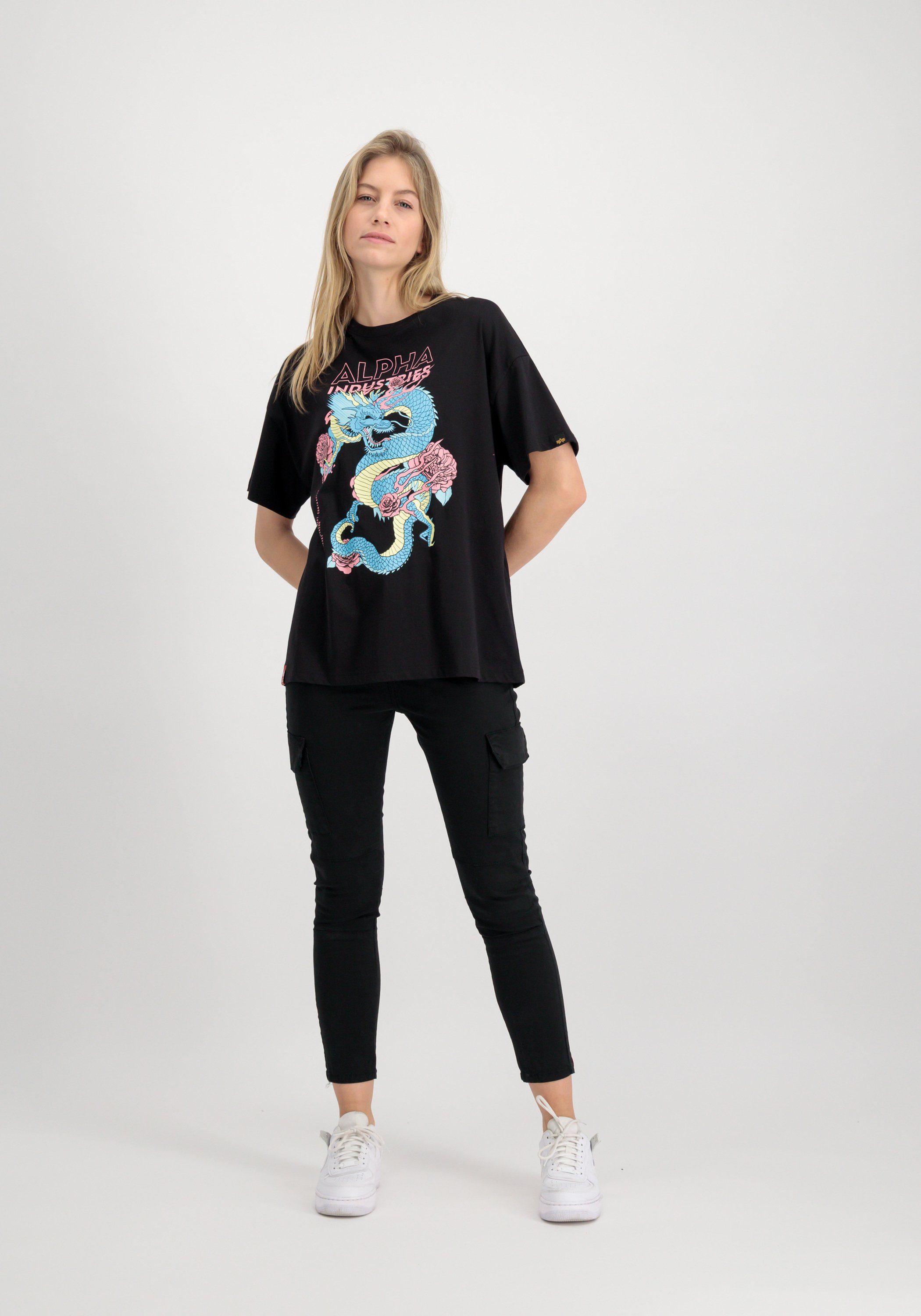 Alpha Industries T-Shirt Heritage Dragon OS T Women