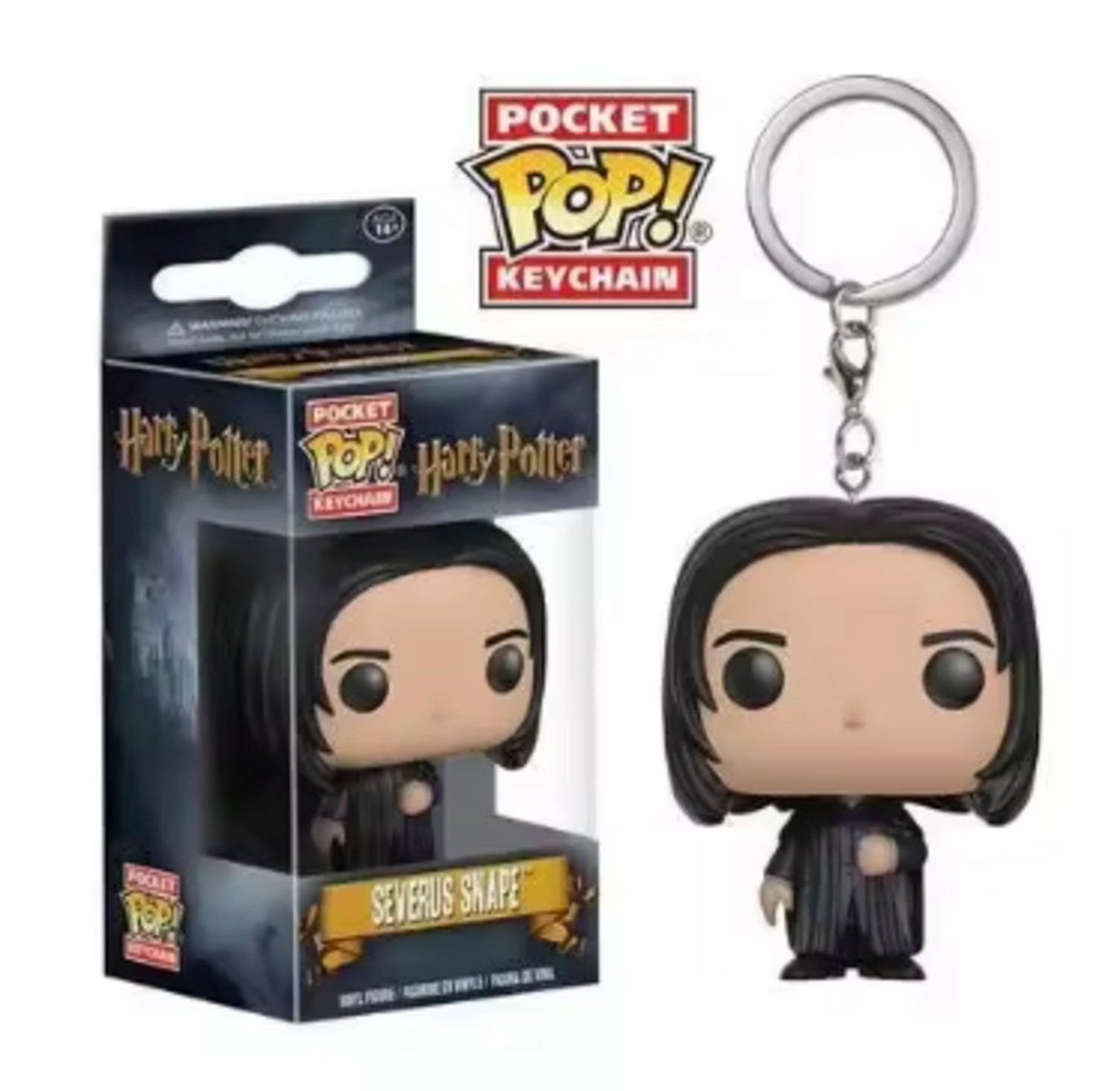 Funko Schlüsselanhänger Severus Snape Schlüsselanhänger POP Sammelfigur Harry Potter Fan, Harry Potter Figur mit Geschenkbox