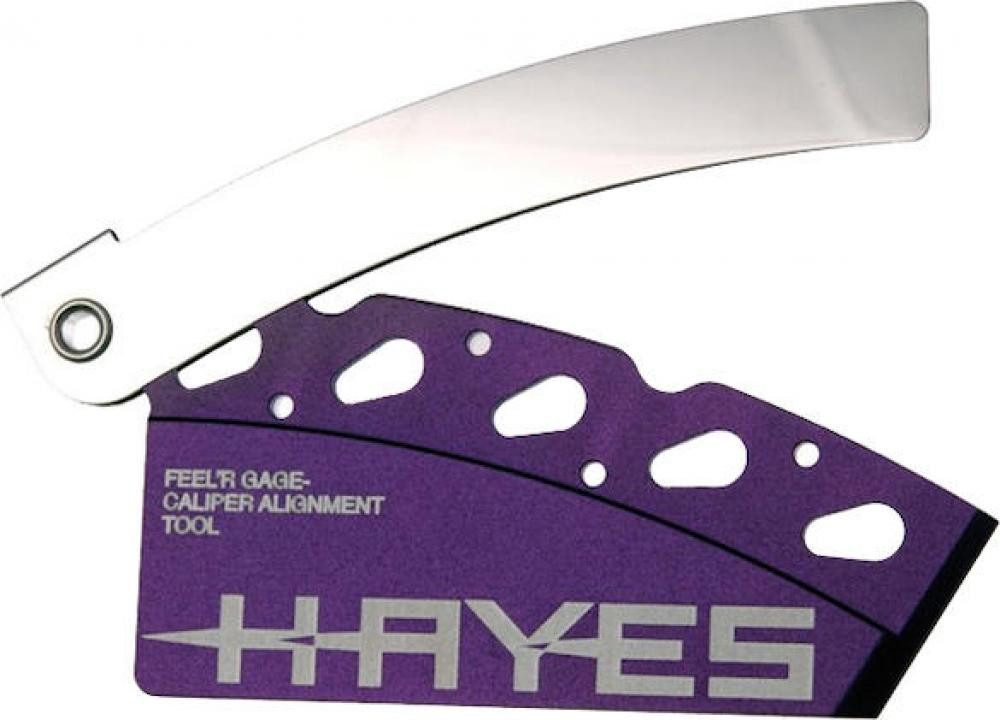 Hayes Hydraulikleitung Hayes Werkzeug Bremssattel Feel'r Gauge Purple - präzises Ausrichten