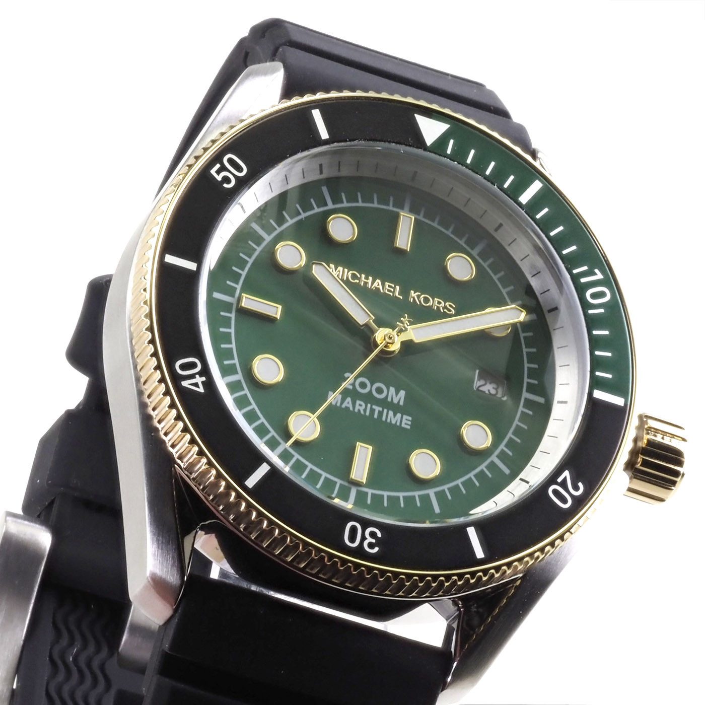 MICHAEL KORS Quarzuhr MK9158 Herren Uhr Maritime 20 ATM Maritime, nachtleuchtend Index und Zeiger