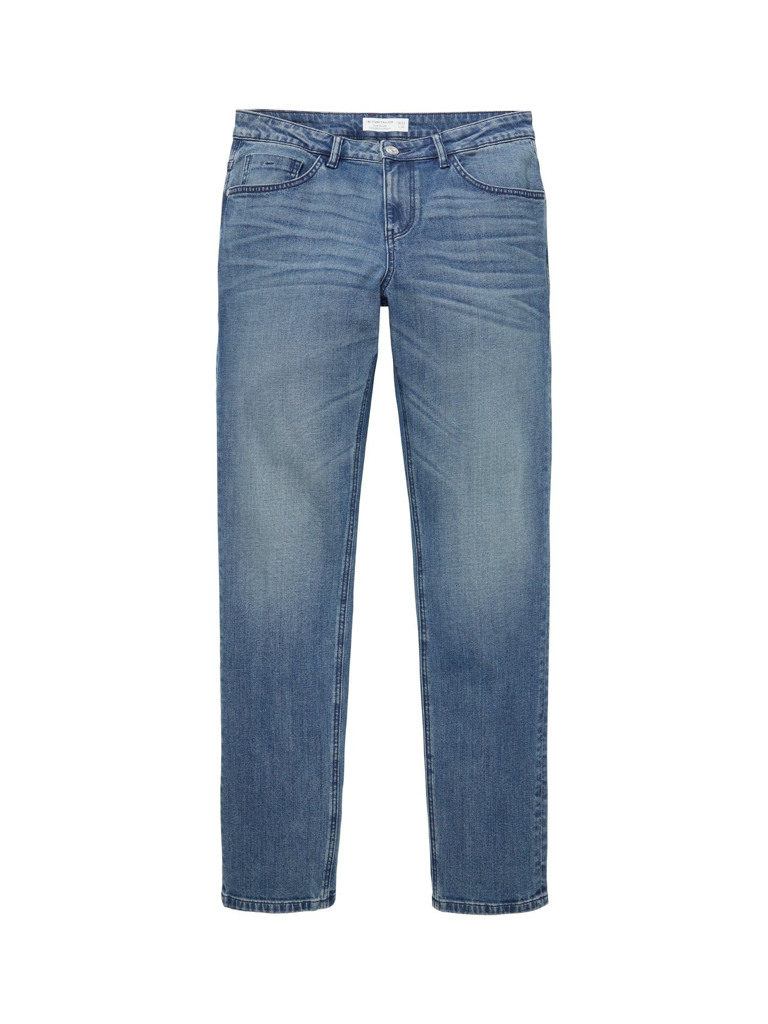 5-Pocket-Jeans TAILOR lange Five-Pocket-Style Hose (1-tlg) Jeans Slim Fit blau TOM Josh