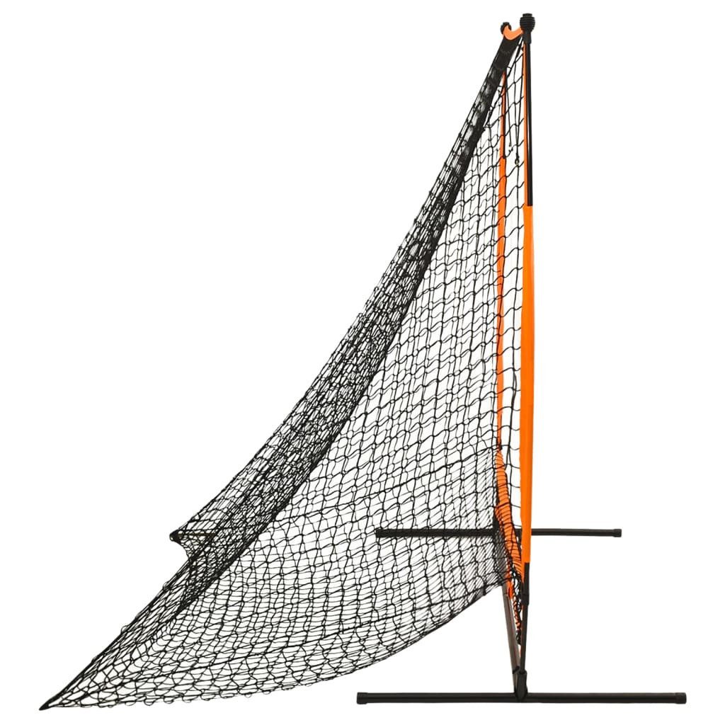 vidaXL Baseball Multisport-Übungsnetz Baseball Schwarz 174x76x158,5 cm