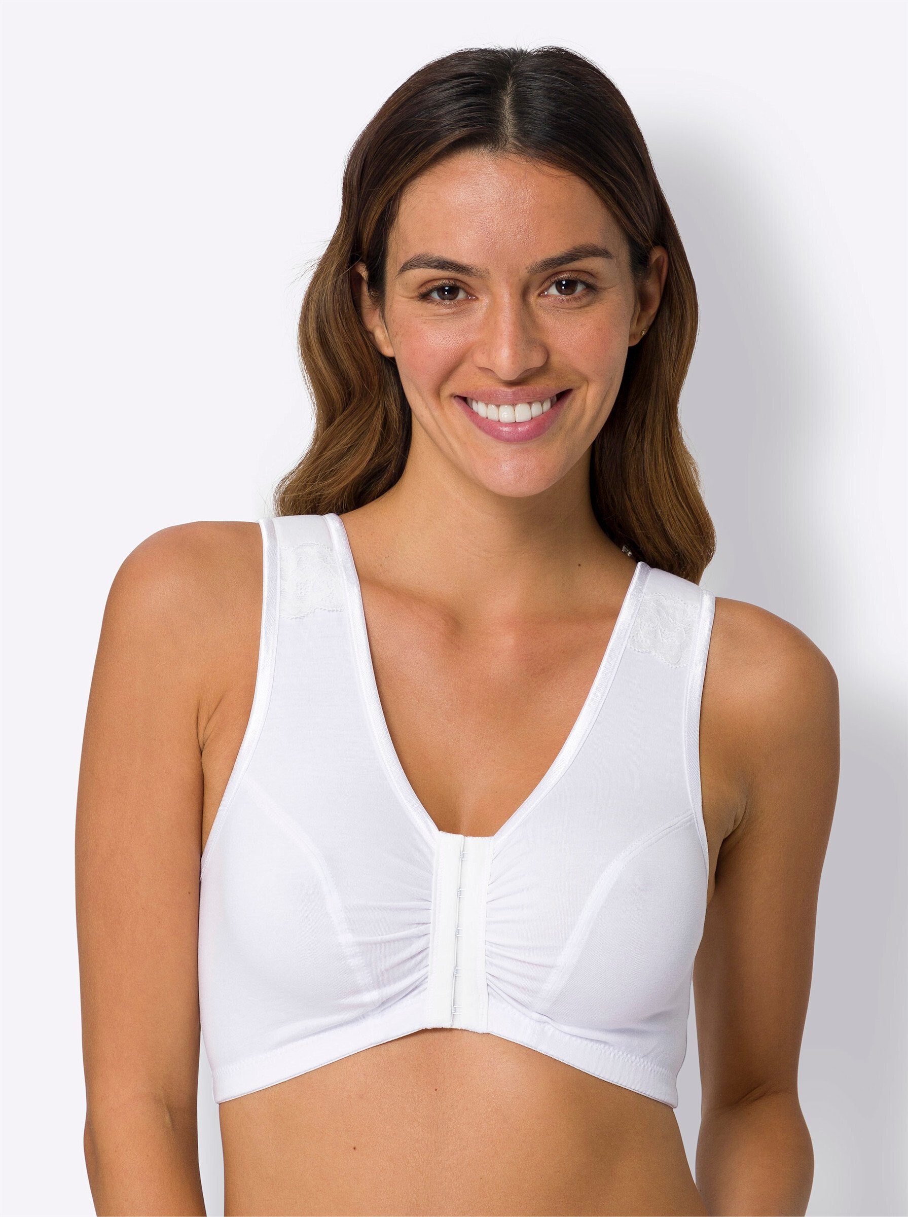 Sieh an! Bügelloser BH Entlastungs-BH ohne Bügel (2-tlg)