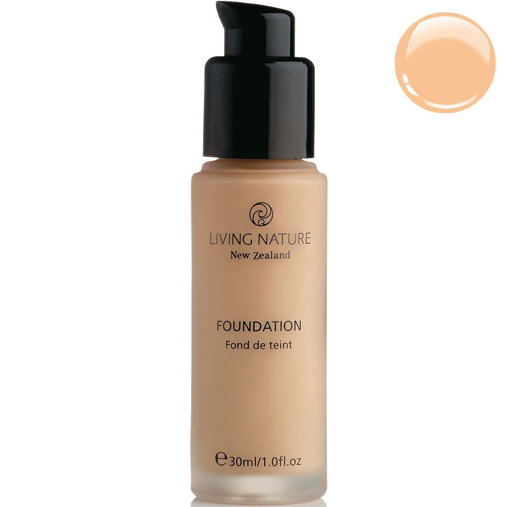 Living Nature Foundation Pure Honey, 30 ml