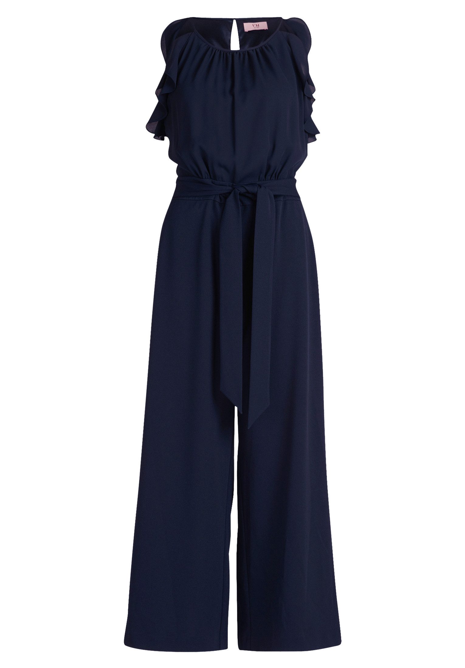 Vera Mont Overall "Damen Jumpsuit mit Volant" 1 Stk. tlg. Bindeband günstig online kaufen
