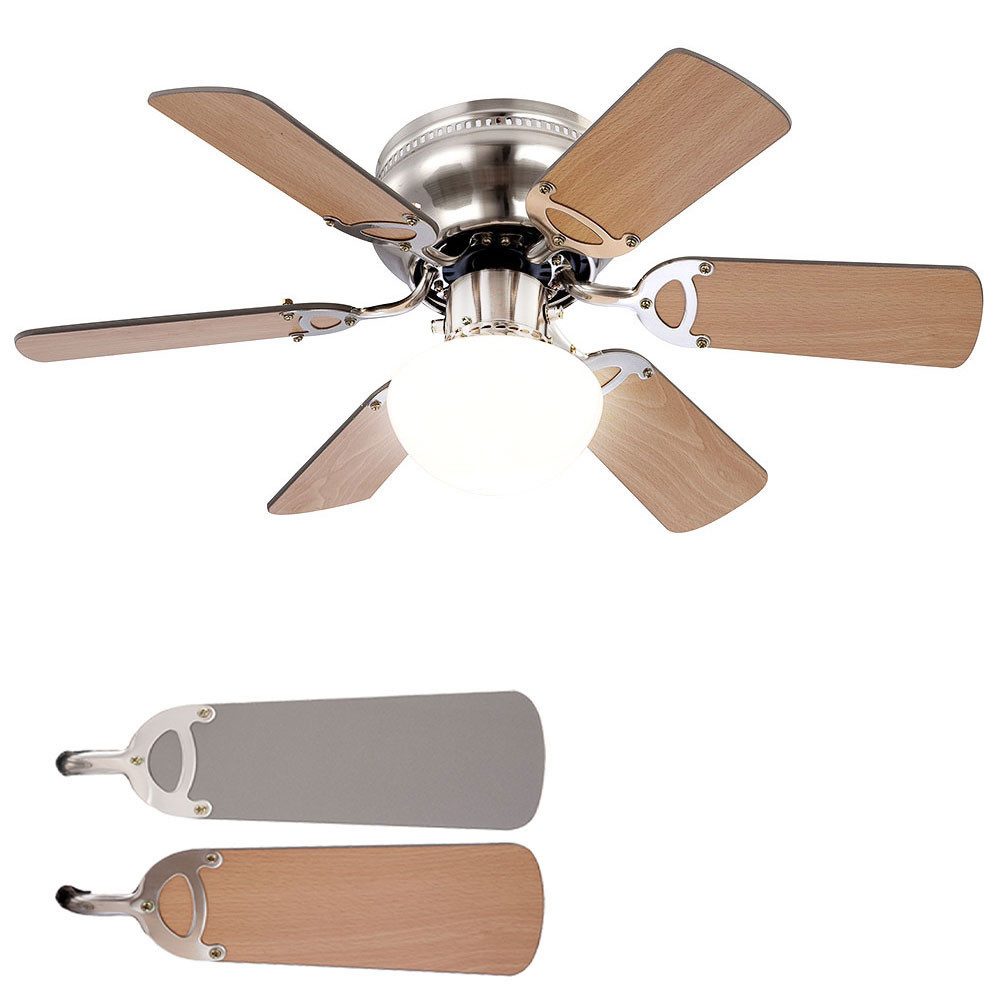 GLOBO LIGHTING Deckenventilator, Decken Lampe Ventilator Kühler Lüfter Leuchte Klima