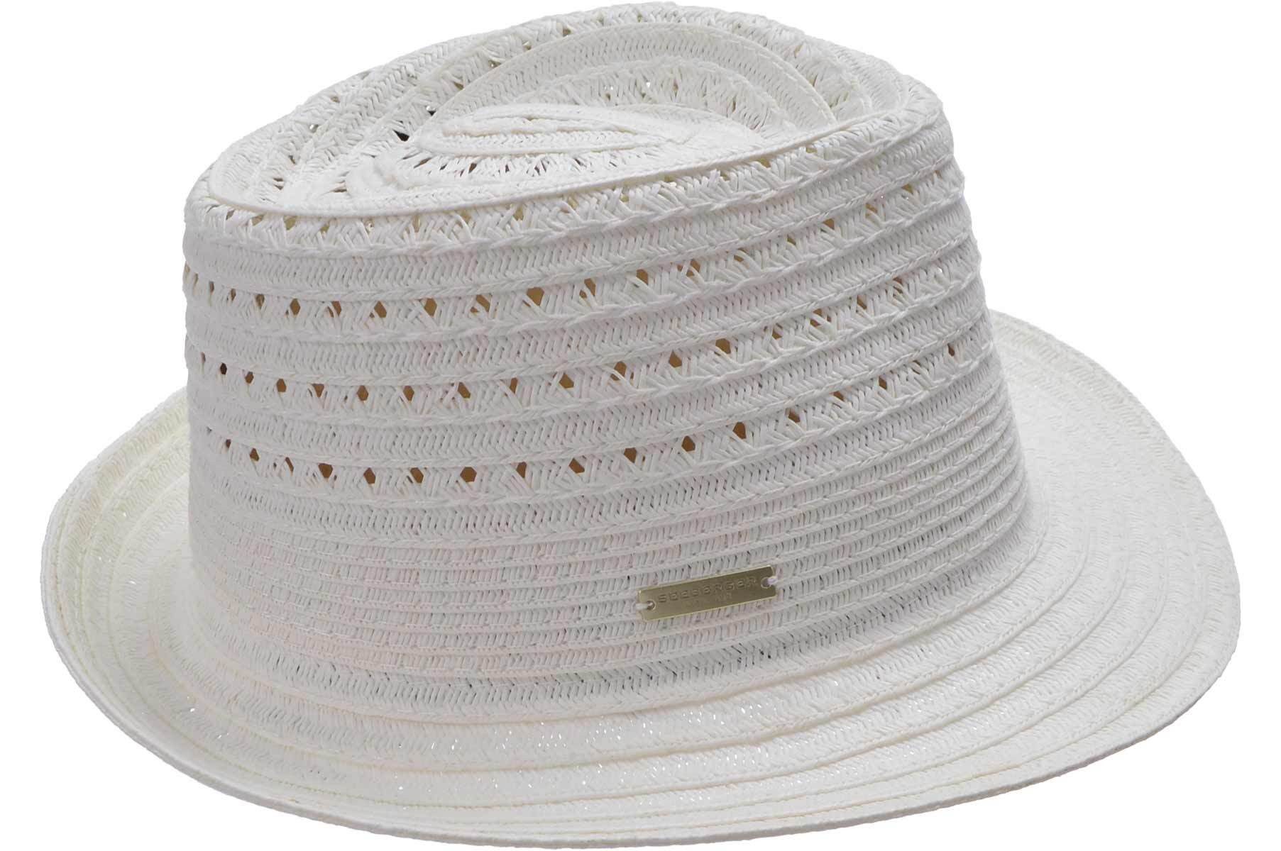 Seeberger Strohhut Papierstroh Bortenmix Trilby 55704-0