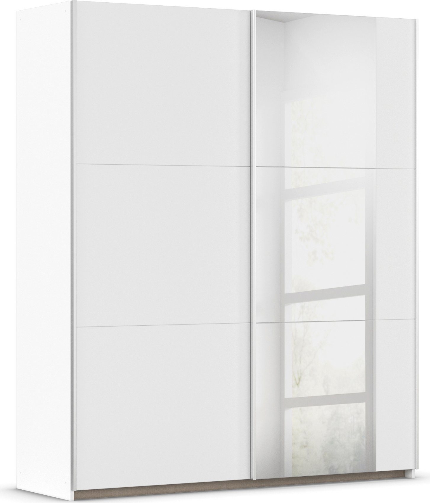 rauch Schwebetürenschrank Kleiderschrank Schrank Garderobe AURELIO (3 Ausstattungen BASIC/CLASSIC/PREMIUM (inkl. SOFT-CLOSE-FUNKTION) zeitloses Design, viele Farben, Breiten 175/218/261 cm MADE IN GERMANY
