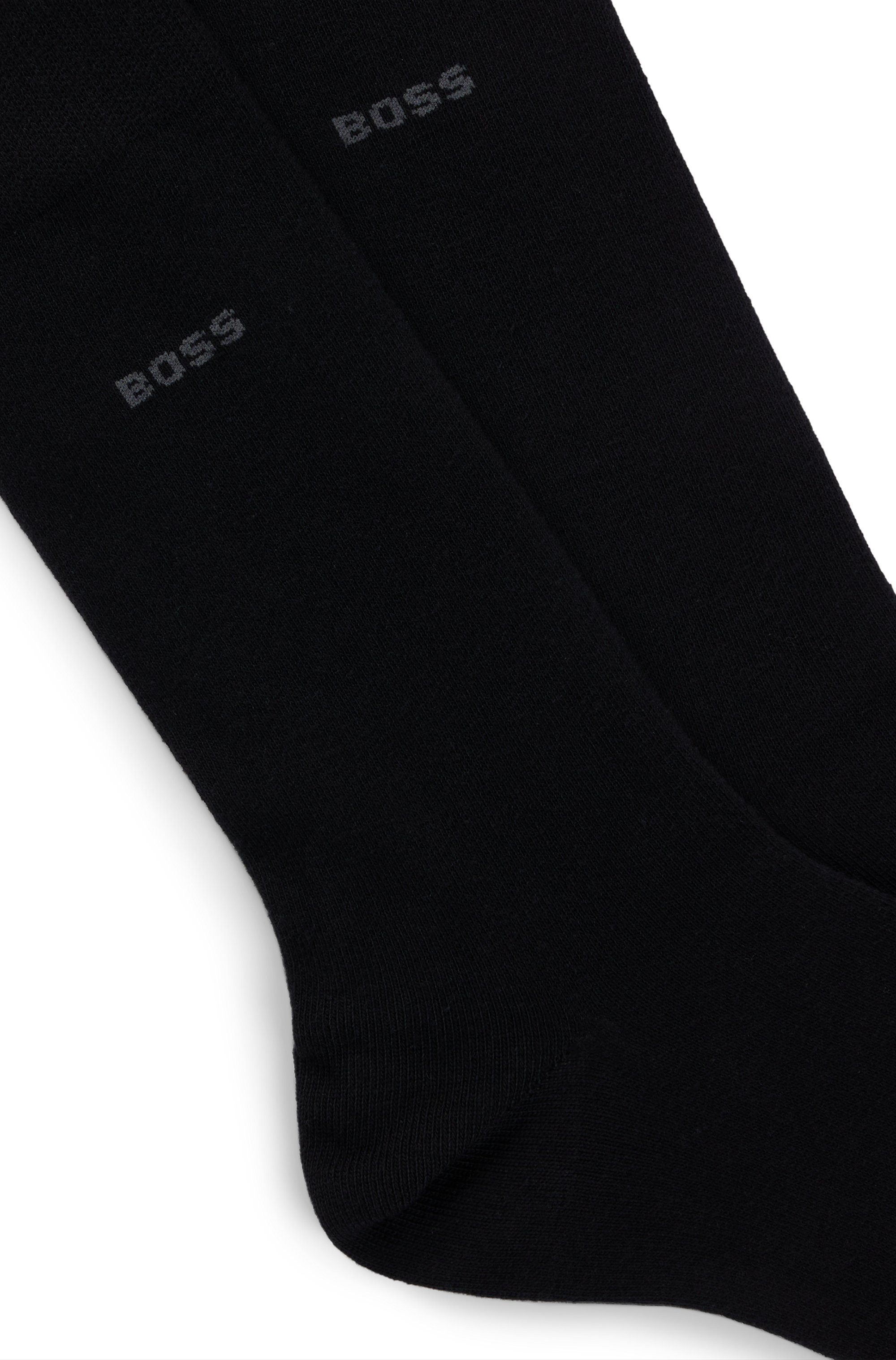 BOSS Businesssocken 2P RS Uni CC (Packung, 2-Paar, 2er) mit Markenlogo