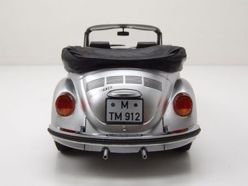 Norev Modellauto VW 1303 Käfer Cabrio 1973 silber Modellauto 1:18 Norev, Maßstab 1:18