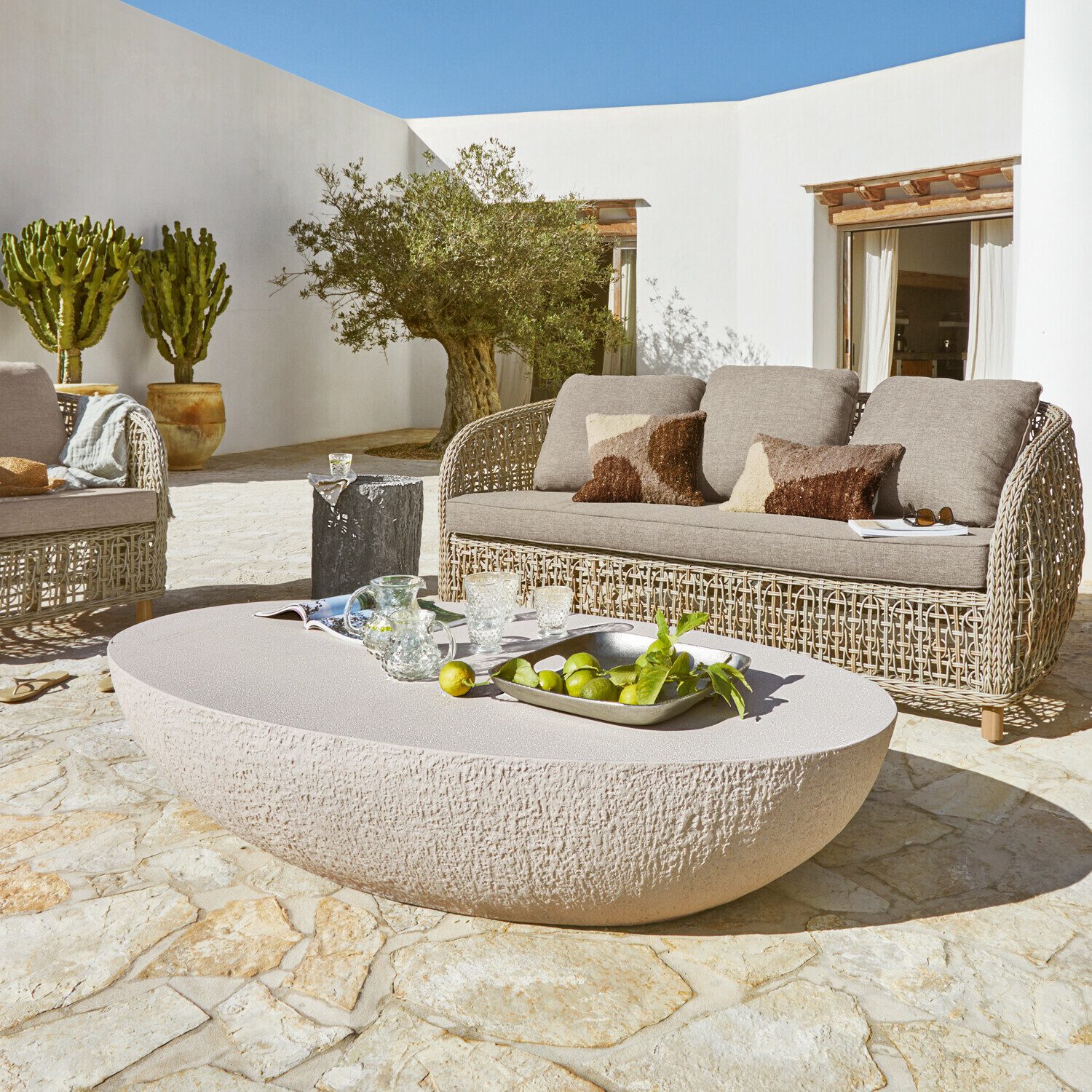 Mirabeau Wasserkaraffe Krug 2er Set Zaleema klar