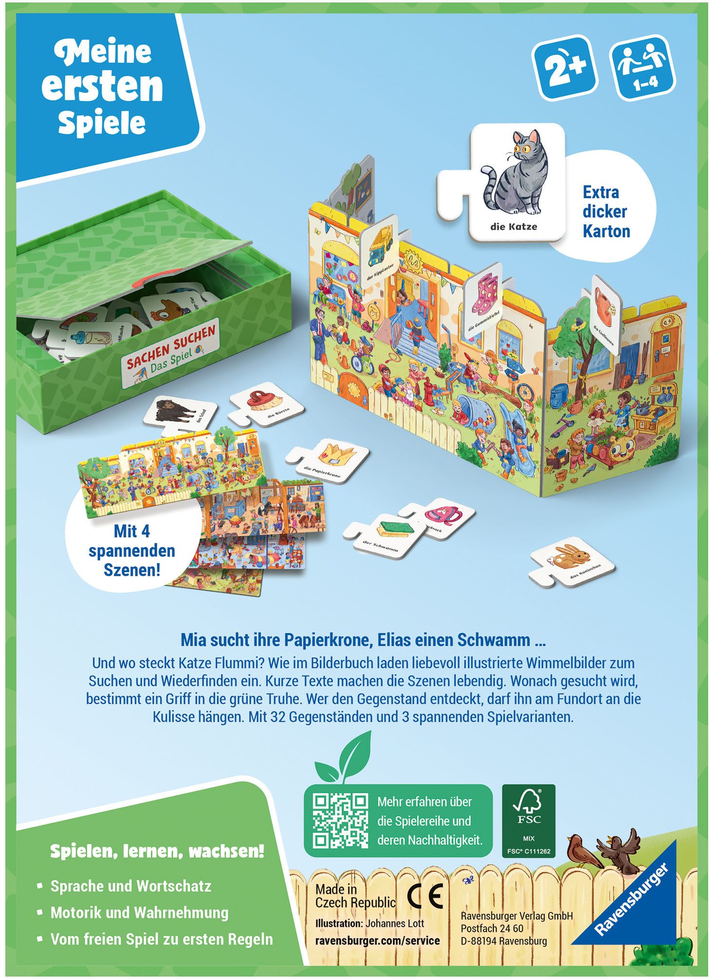 Ravensburger Spiel Sachen suchen: Das Spiel, Kinderspiel, Made in Europe