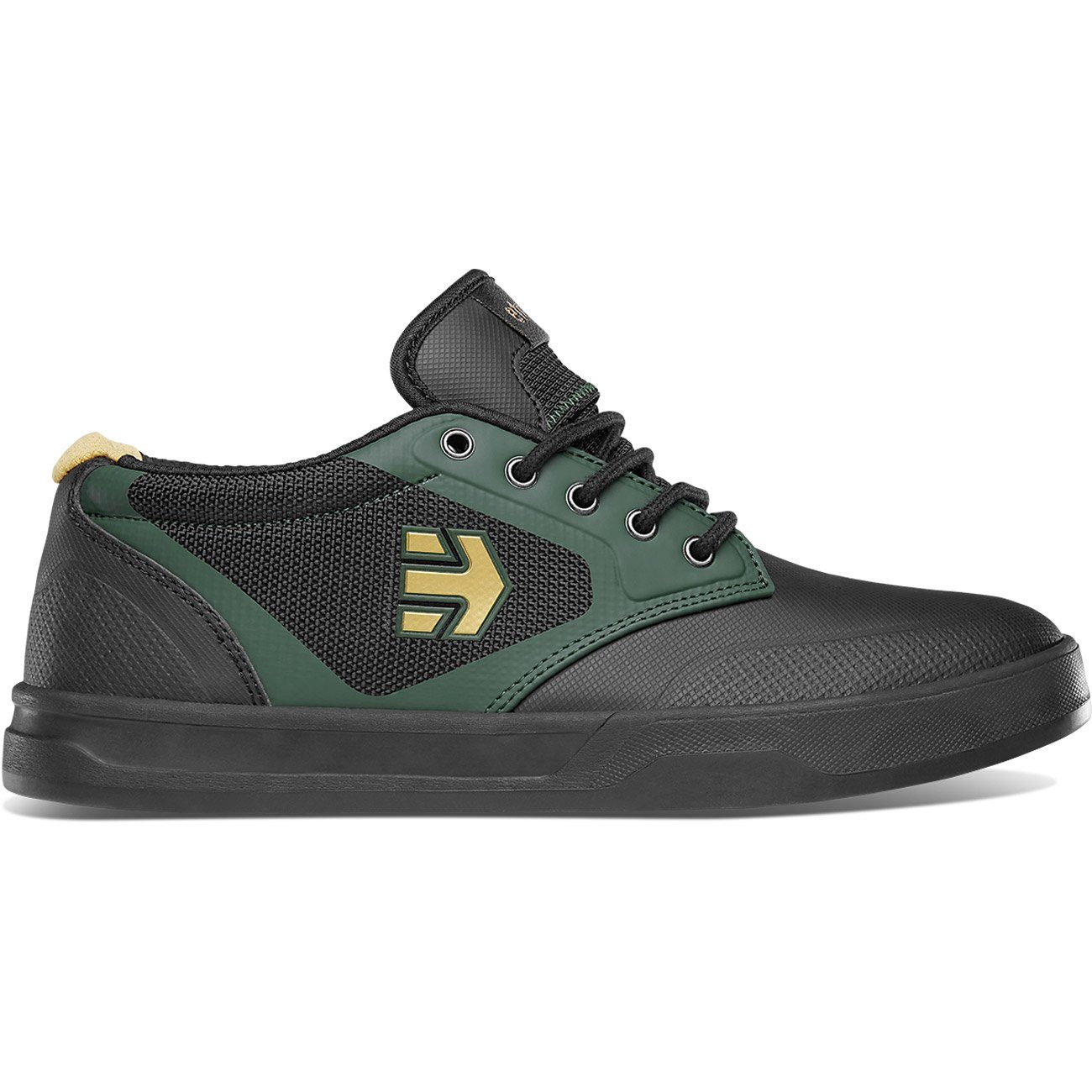 etnies black/green/gold Skateschuh SEMENUK PRO