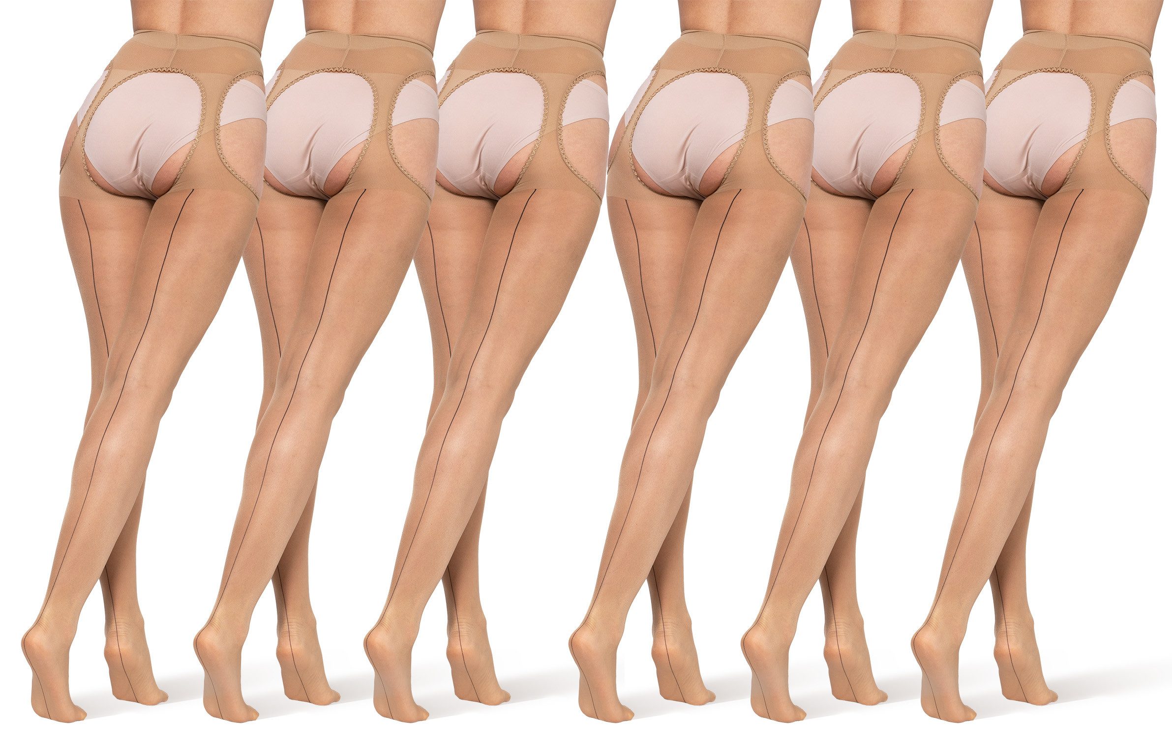 Daino/Nero - 6er Set