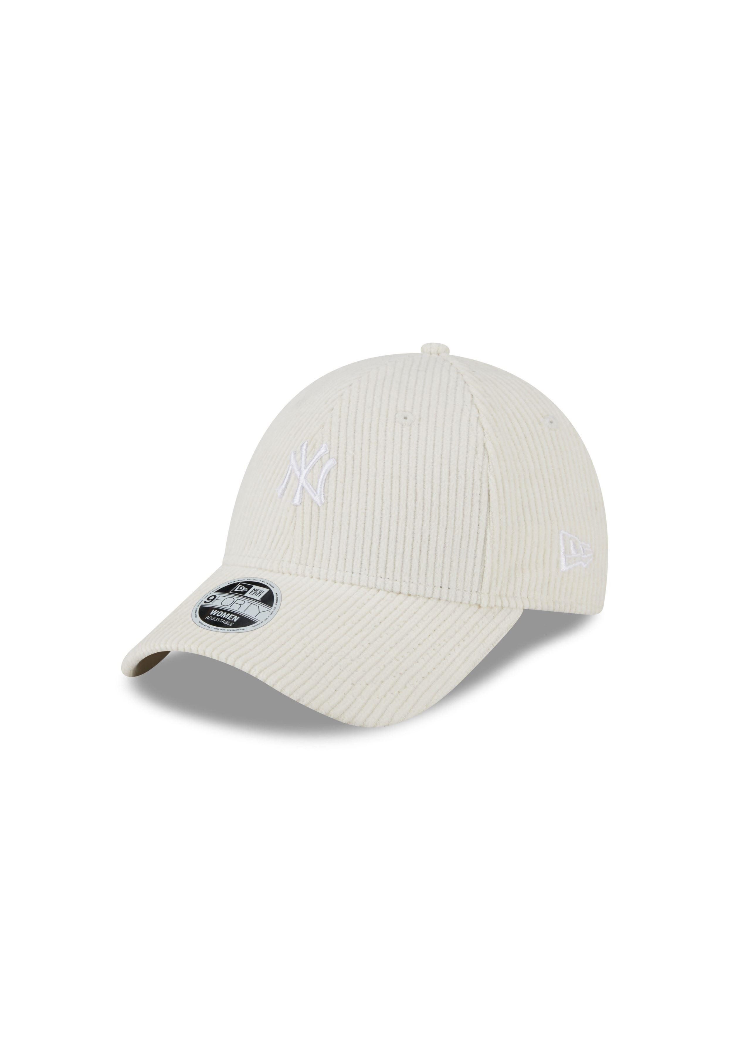 Baseball Cap New York Yankees MLB Cord Off-White 9Forty Adjustable Women Cap New Er