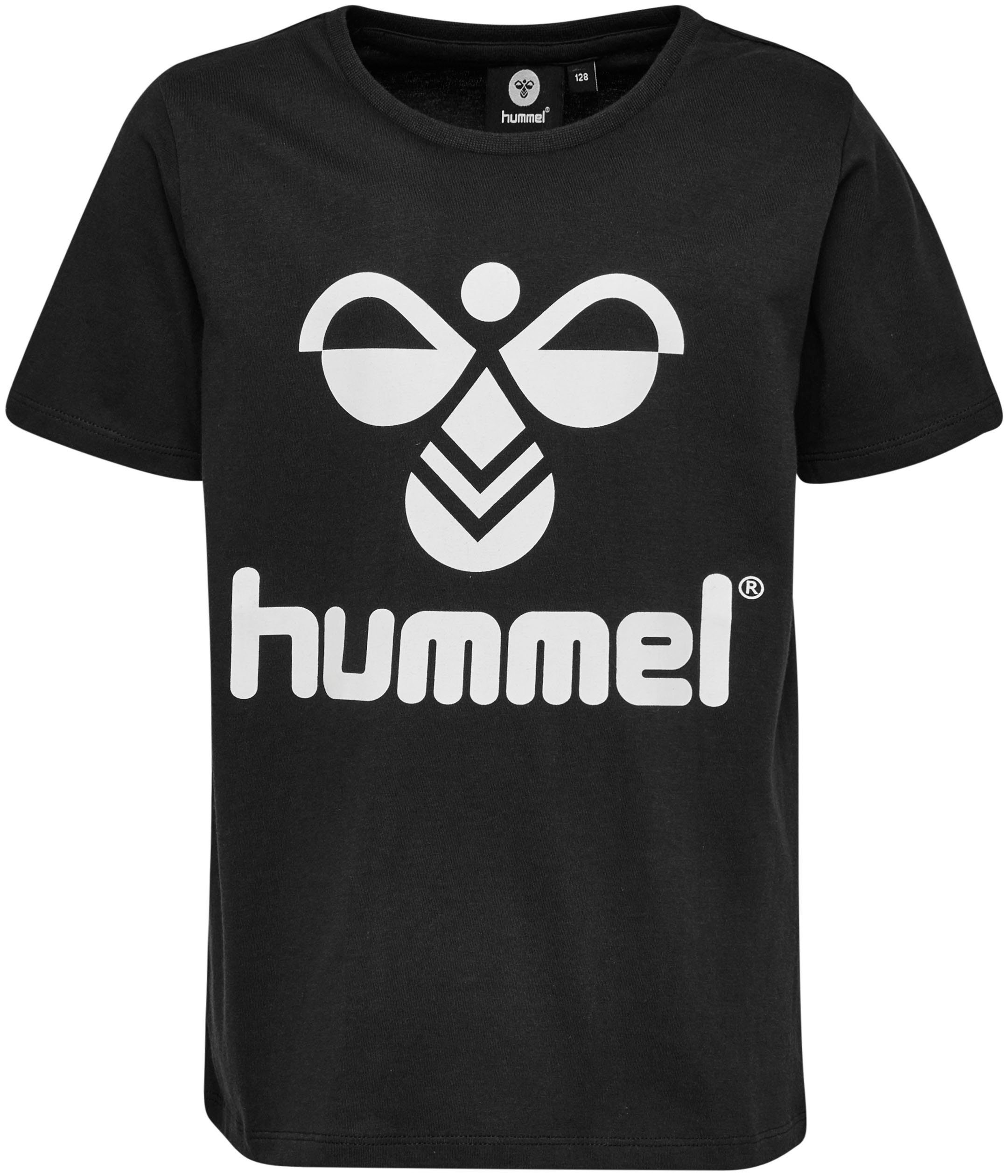 schwarz (1-tlg) T-Shirt T-SHIRT - HMLTRES für Sleeve hummel Kinder Short