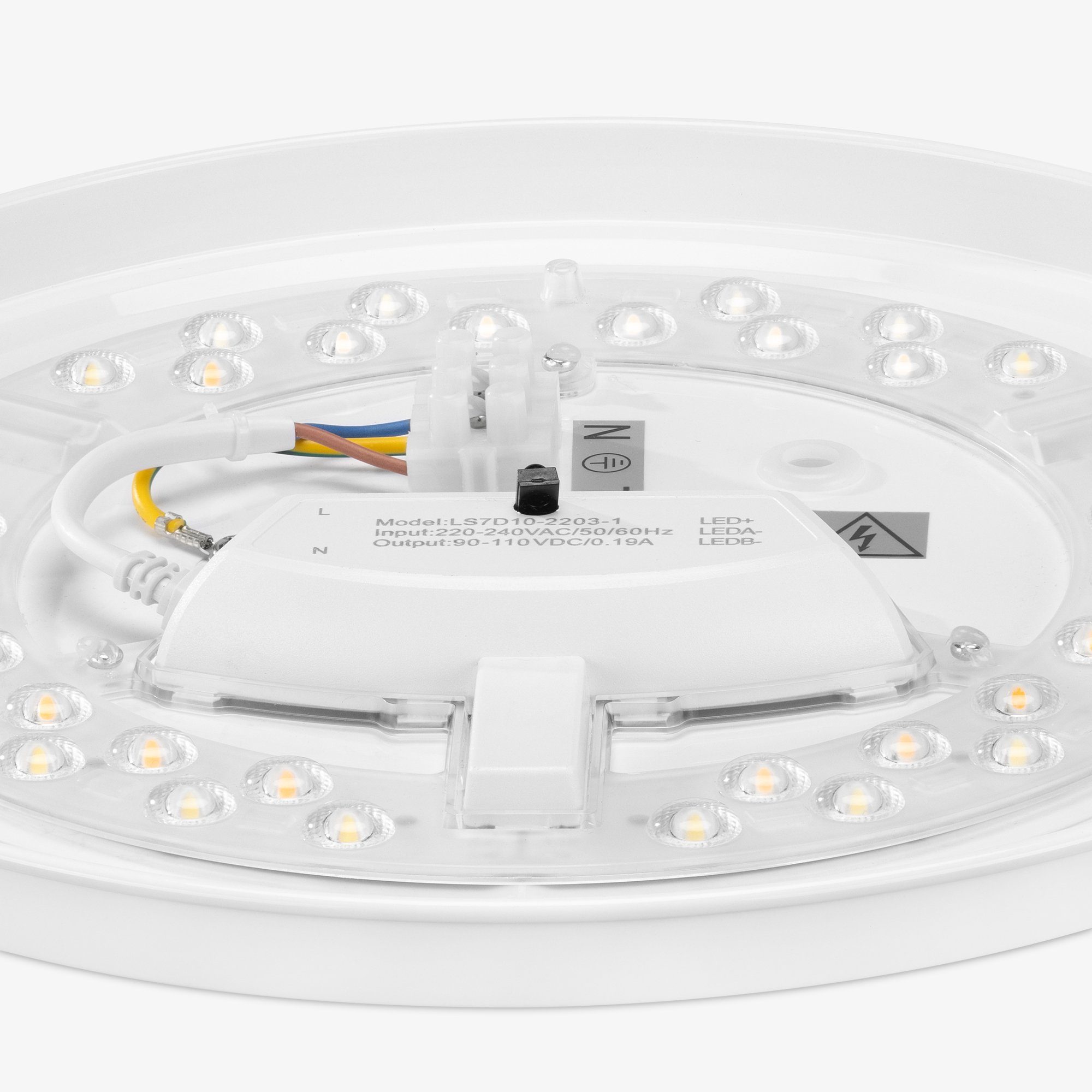 dimmbar LED - Navaris Fernbedienung Deckenleuchte Deckenleuchte Milchglaskuppel mit