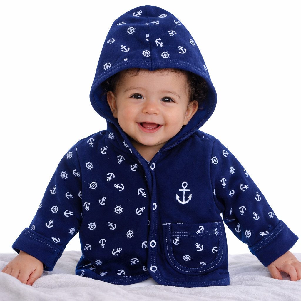 Kapuzensweatjacke Baby Sweatjacke Kapuzenjacke Baumwolljacke Jacke