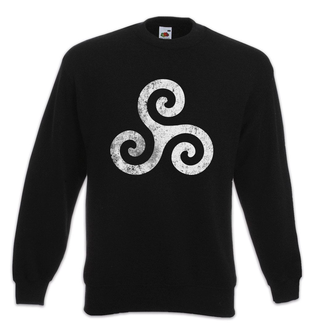 Sweatshirt Triskelion Symbol I Sweatshirt Nordic Celtic Kelten Knoten Larp