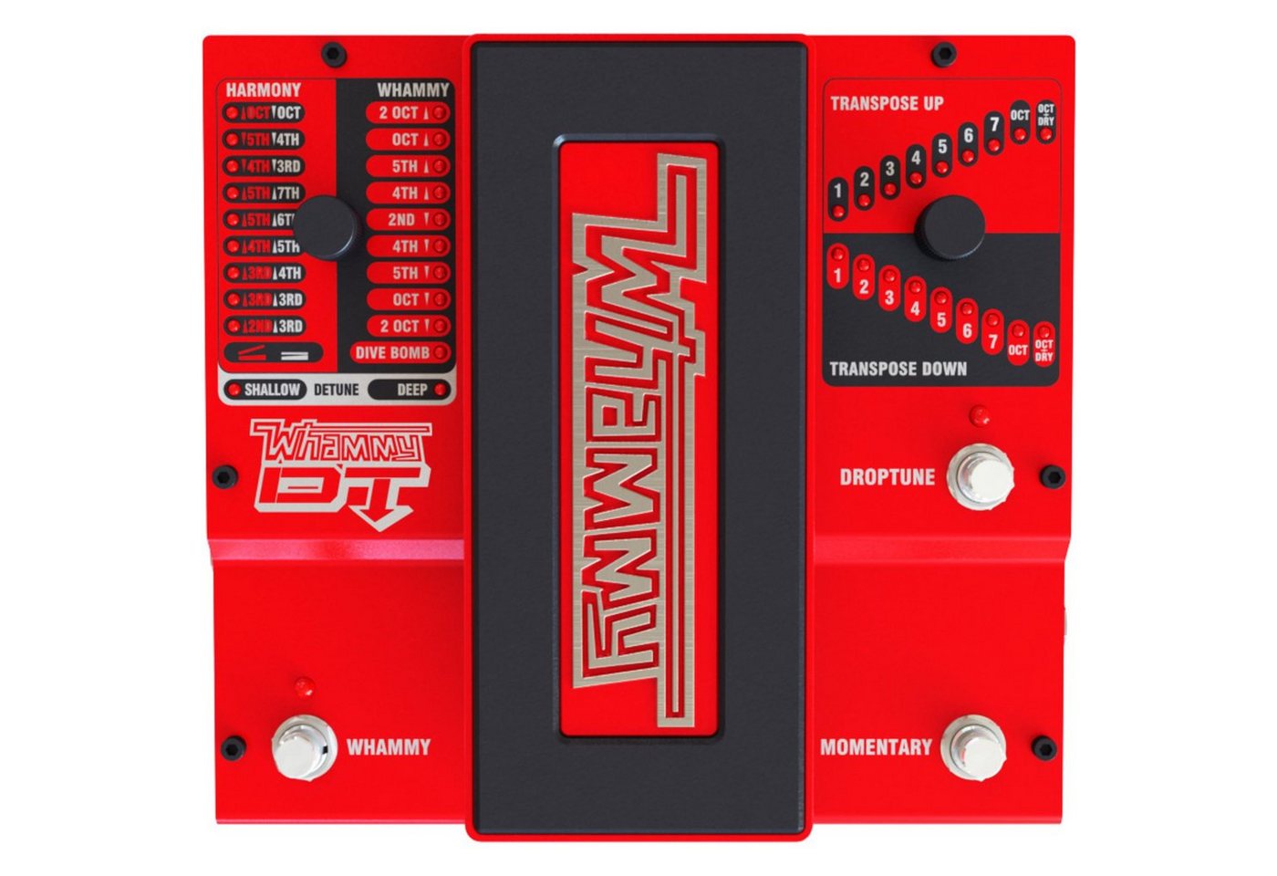 DigiTech Musikinstrumentenpedal, (Effekte, Modulationseffekte), Whammy DT Harmonizer/Detuner - Modulations Effektgerät für Gitarren