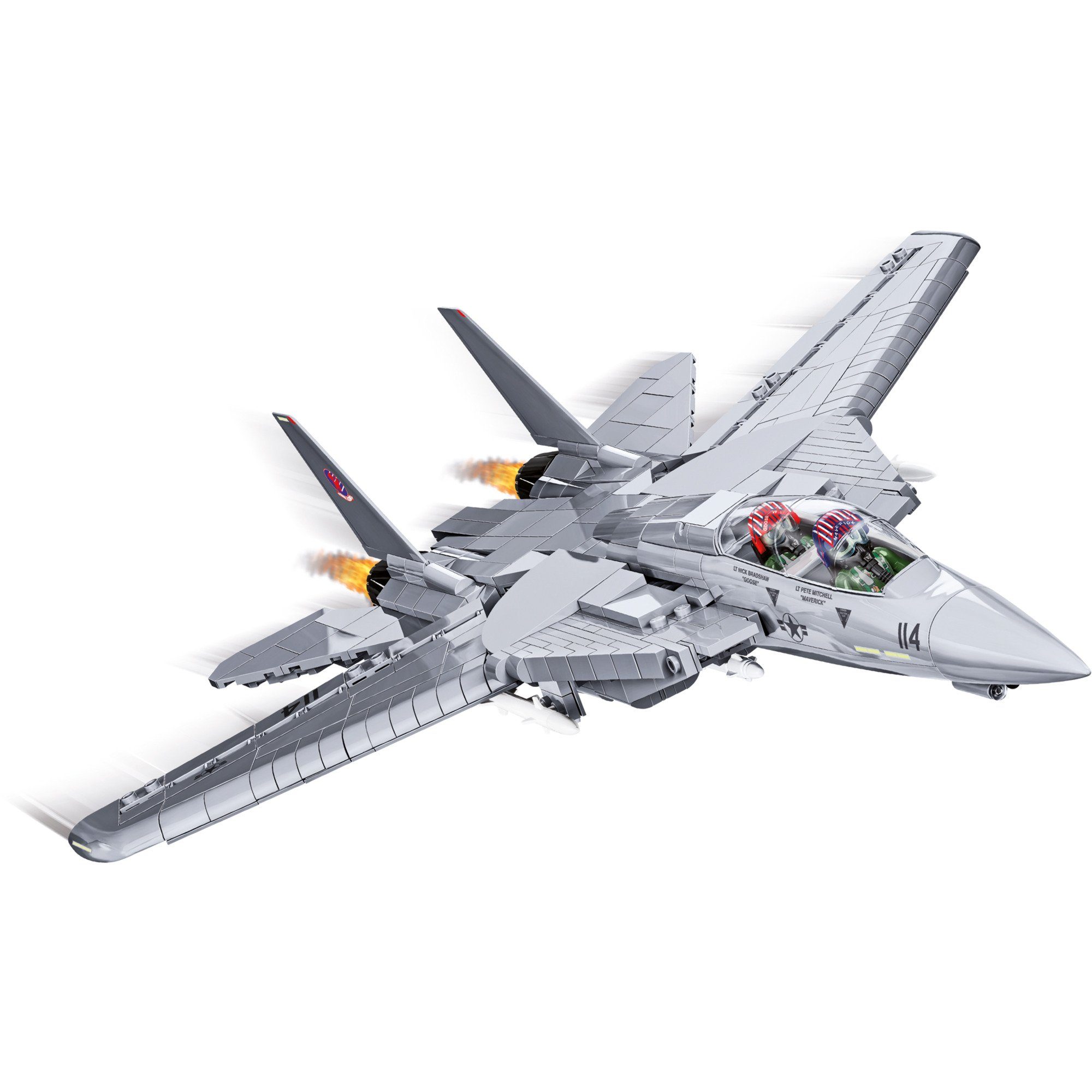 COBI COBI Top Gun F-14A Tomcat, Konstruktionsspielzeug Spielbausteine