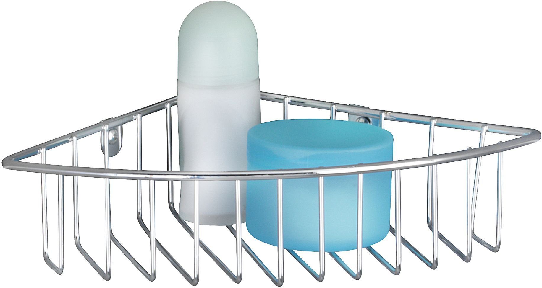 WENKO Duschkorb Wenko Eckduschkorb Genola Stahl, chrom günstig online kaufen