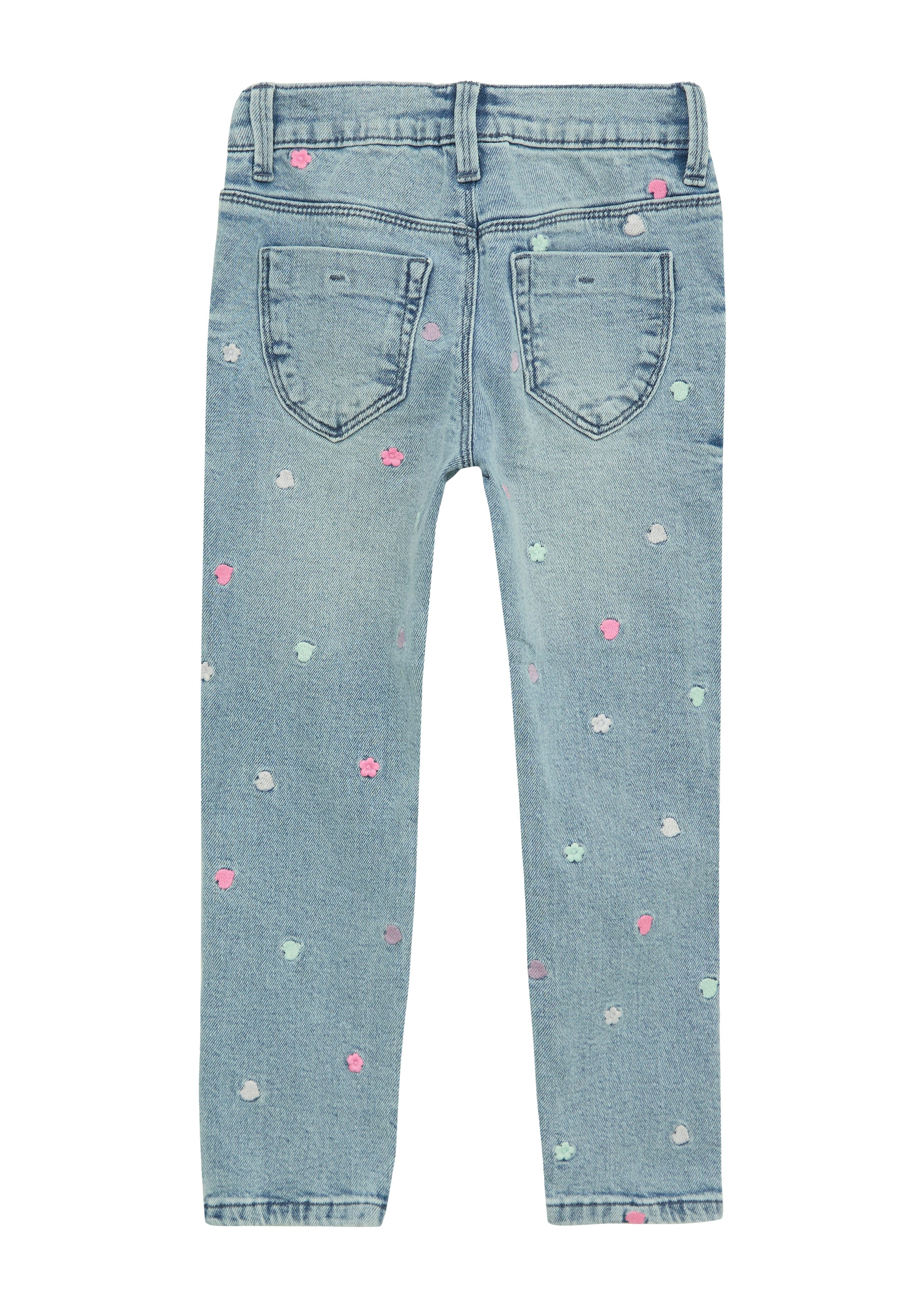 s.Oliver Junior Regular-fit-Jeans mit Print