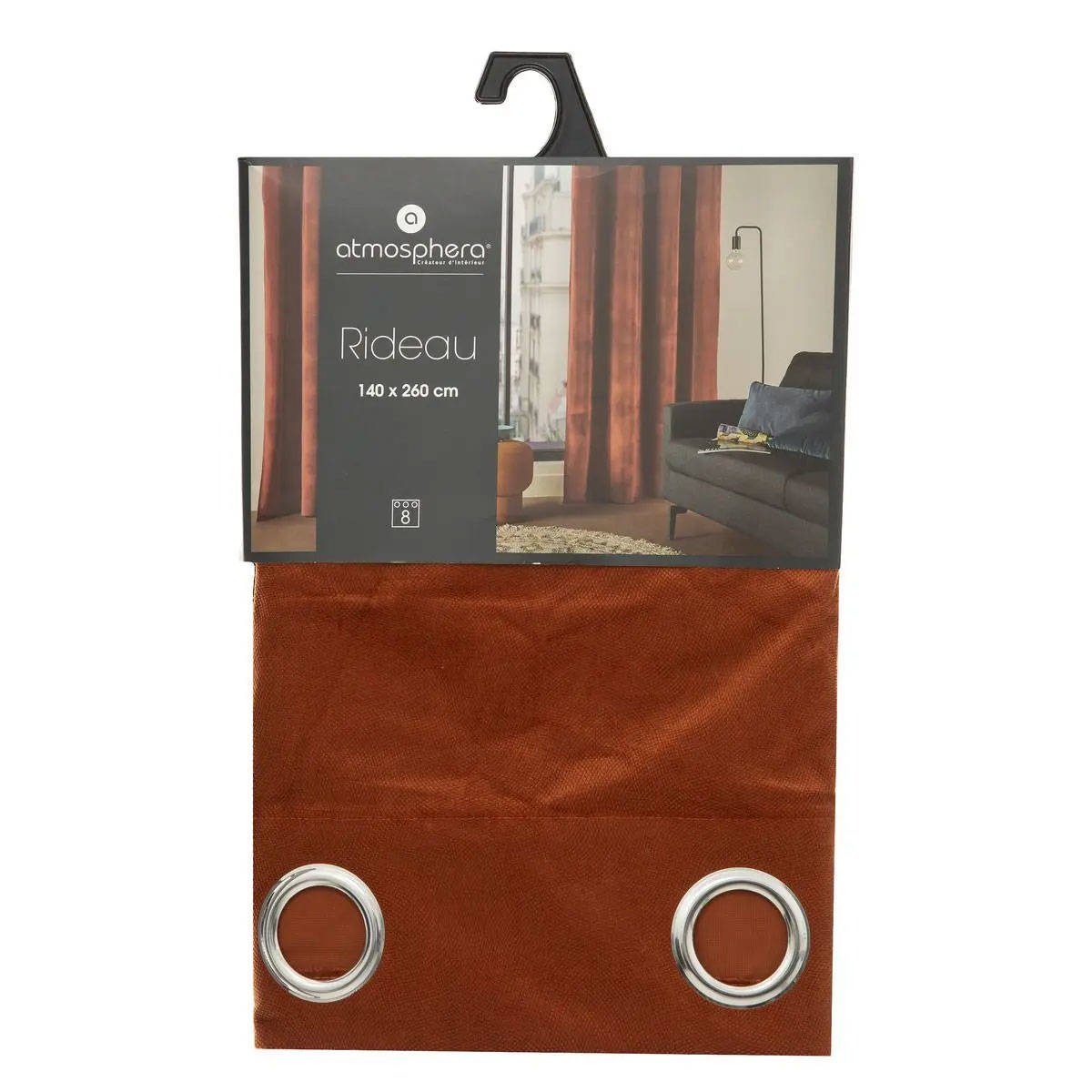 Atmosphera Créateur d'intérieur Vorhang Vorhang mit Ösen LILOU, 140 x 260 c günstig online kaufen